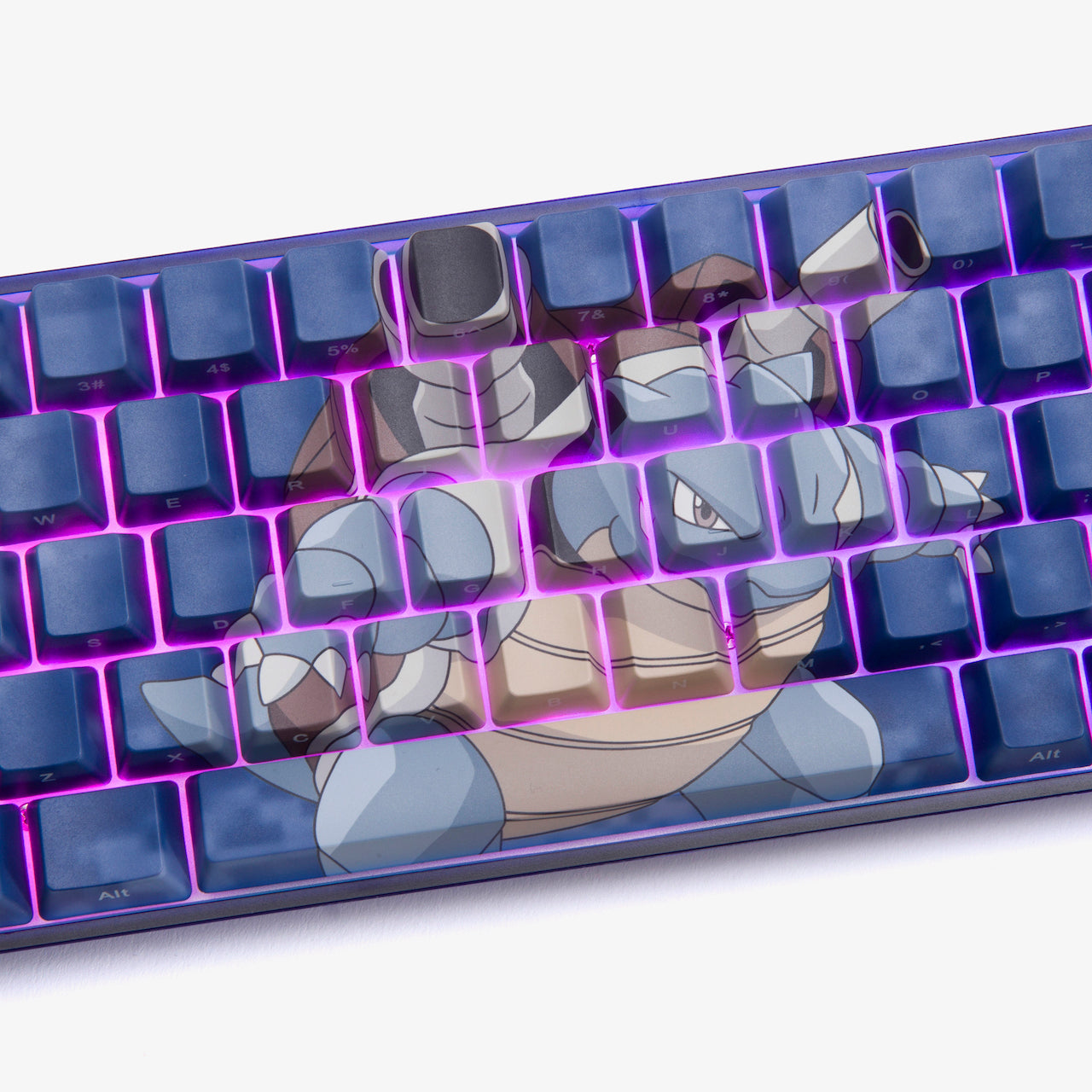 Pokémon + HG Basecamp 65HE Mechanical Keyboard - Blastoise Edition | Compact 65% Layout | Custom Gaming & Typing Keyboard for PC/Mac | Perfect for Esports, Office Work & Anime Fans