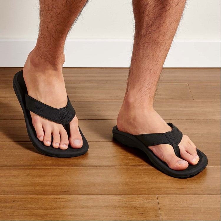 Olukai Ohana Men's Sandals - Premium Comfort & Support for Beach, Travel & Outdoor Activities