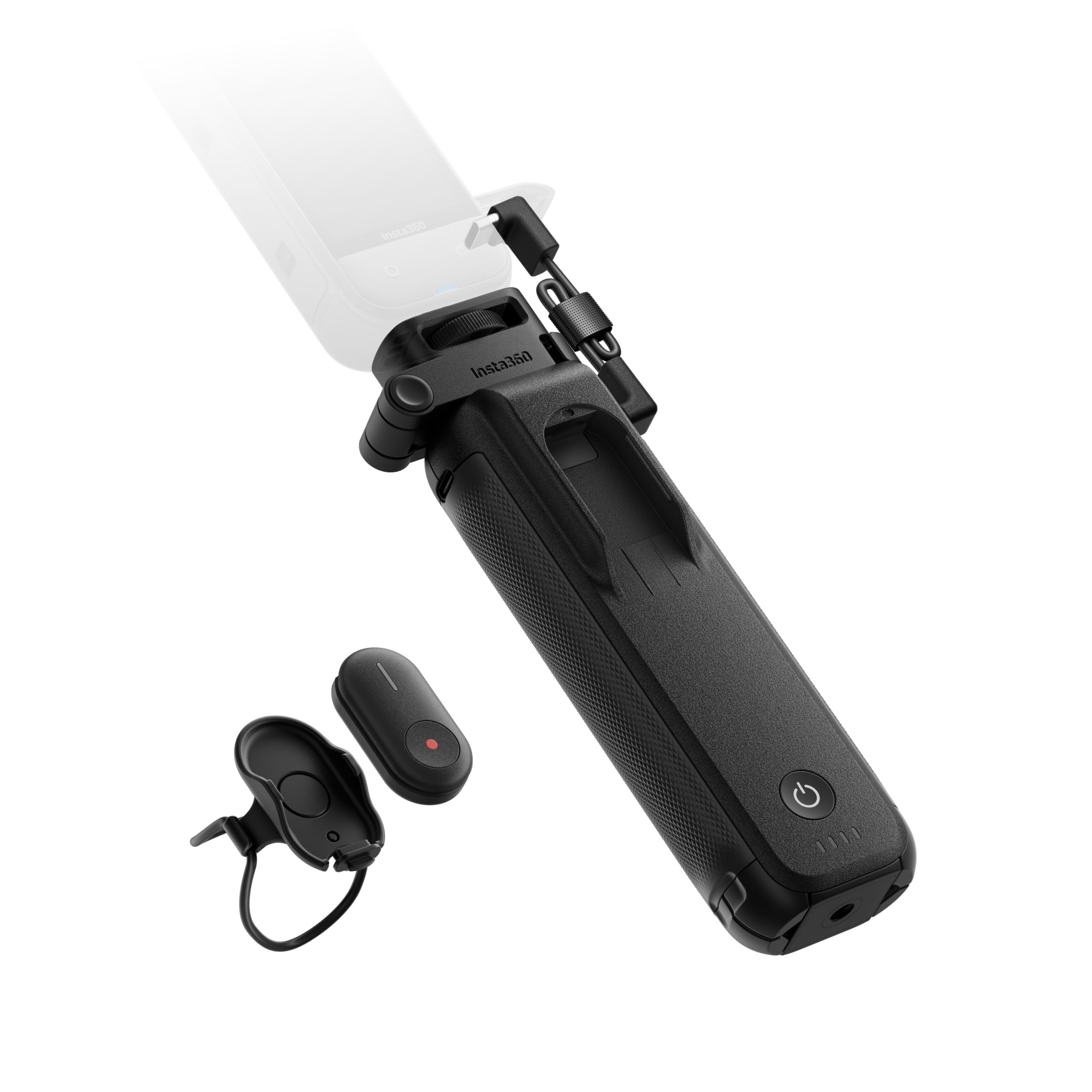 Insta360 FOMO Power Handle - 3-in-1 Selfie Stick, Tripod & Extension Pole for 360° Camera - Perfect for Vlogging, Travel & Adventure Photography