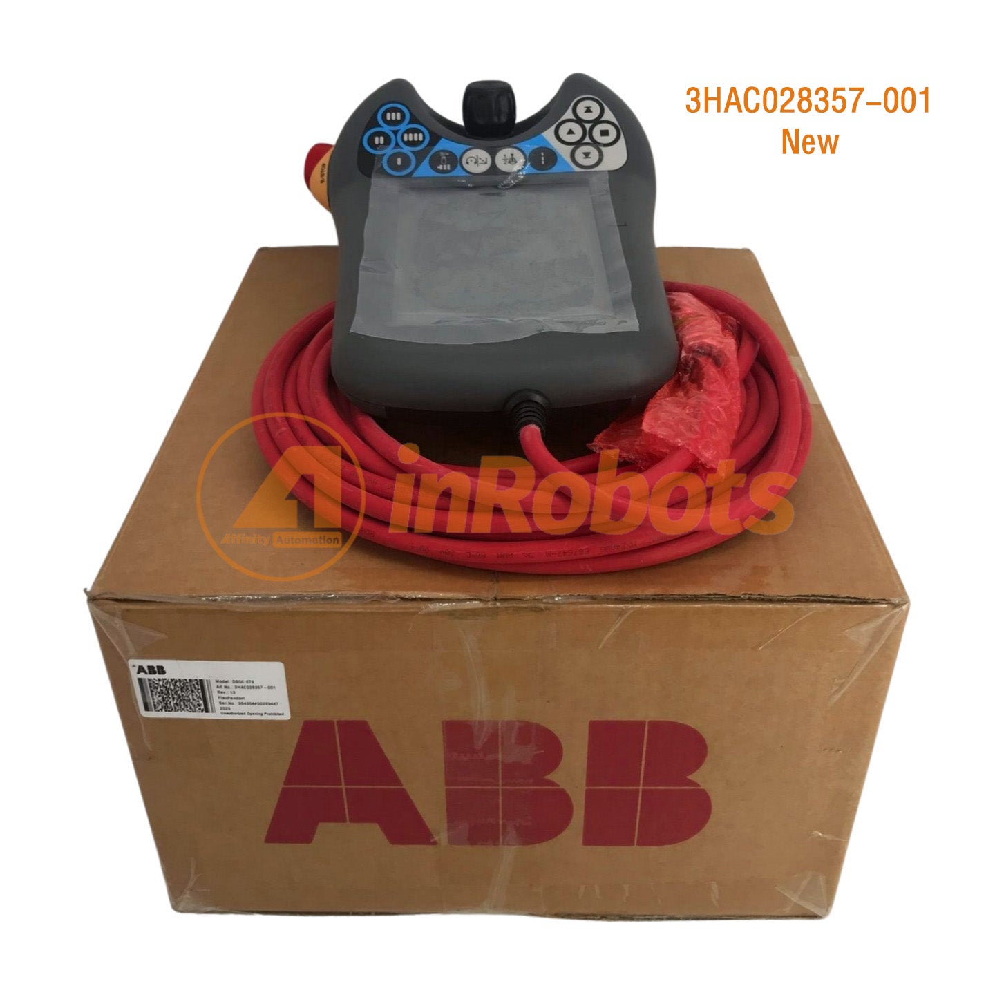 ABB FlexPendant DSQC679 3HAC028357-001 for IRC5 Robot Controller | Industrial Robot Arm Teach Pendant | Perfect for Welding, Assembly & Material Handling Automation