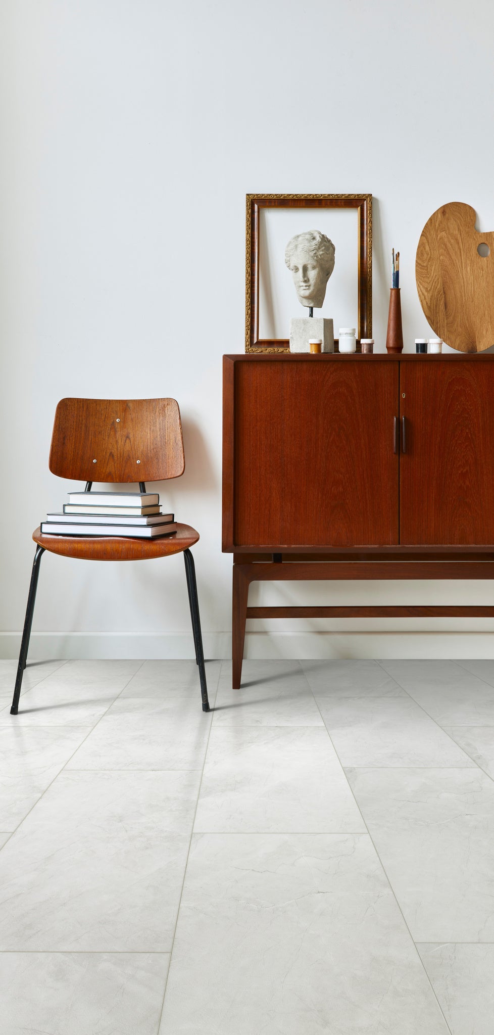 Coretec Pro Tile Foussana Limestone 12x24 - Waterproof Luxury Vinyl Plank Flooring for Home & Office - Perfect for Living Room, Kitchen, and High-Traffic Areas