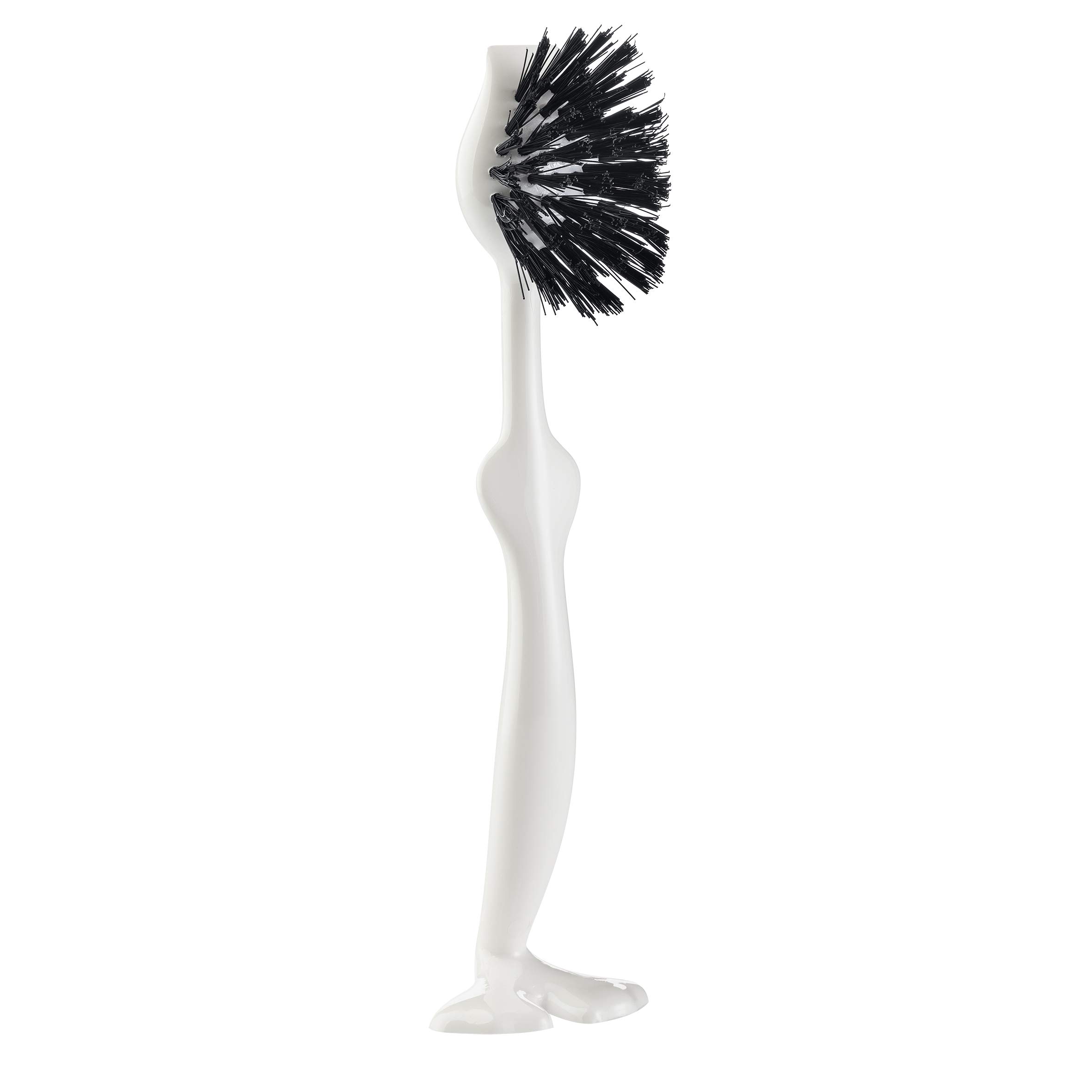 Koziol White Dish Brush - Eco-Friendly Kitchen Cleaning Tool