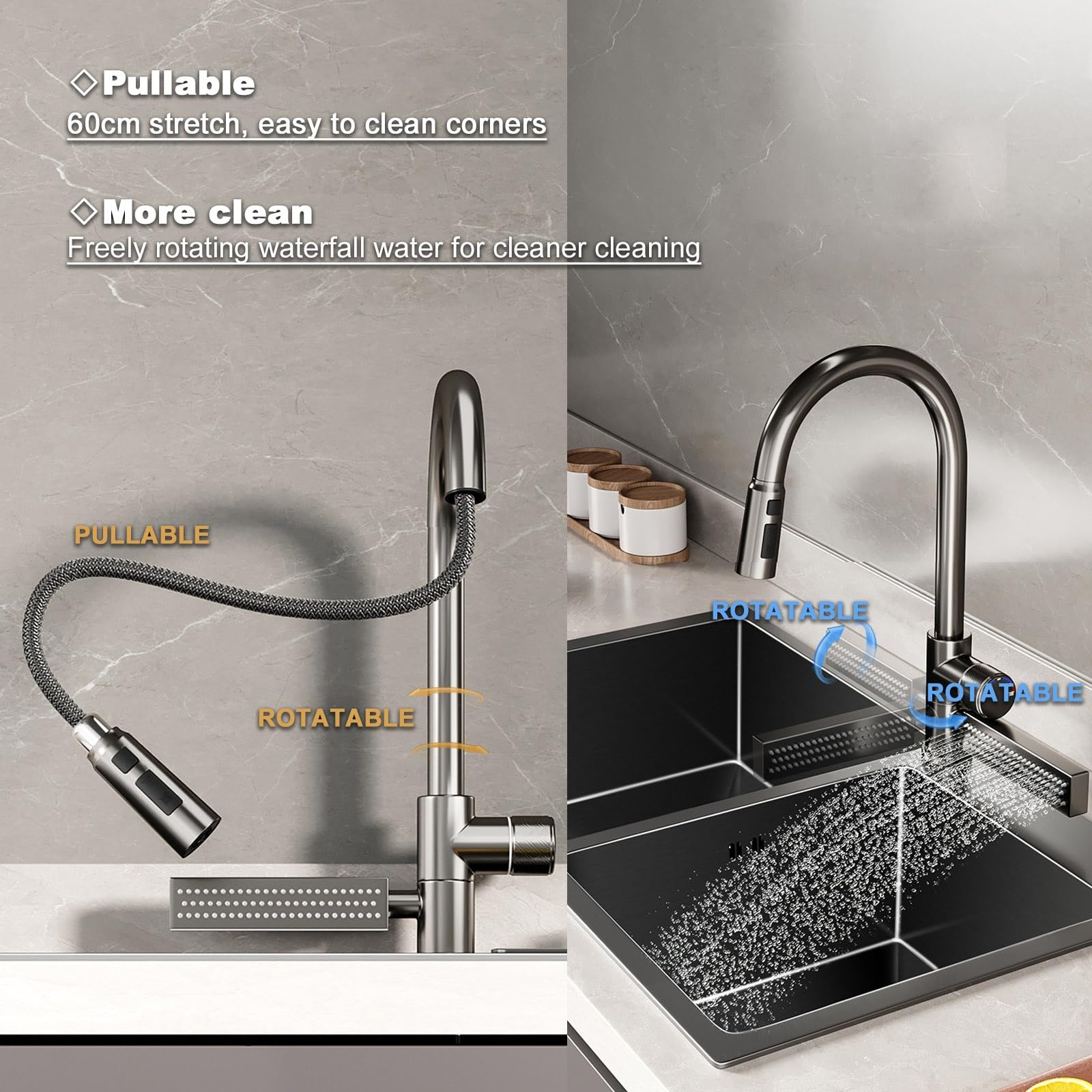Premium Stainless Steel Drop-in Kitchen Sink - 75 x 40 x 20cm Bar & Prep Sink for Modern Kitchens - Perfect for Food Prep, Dishwashing & Entertaining