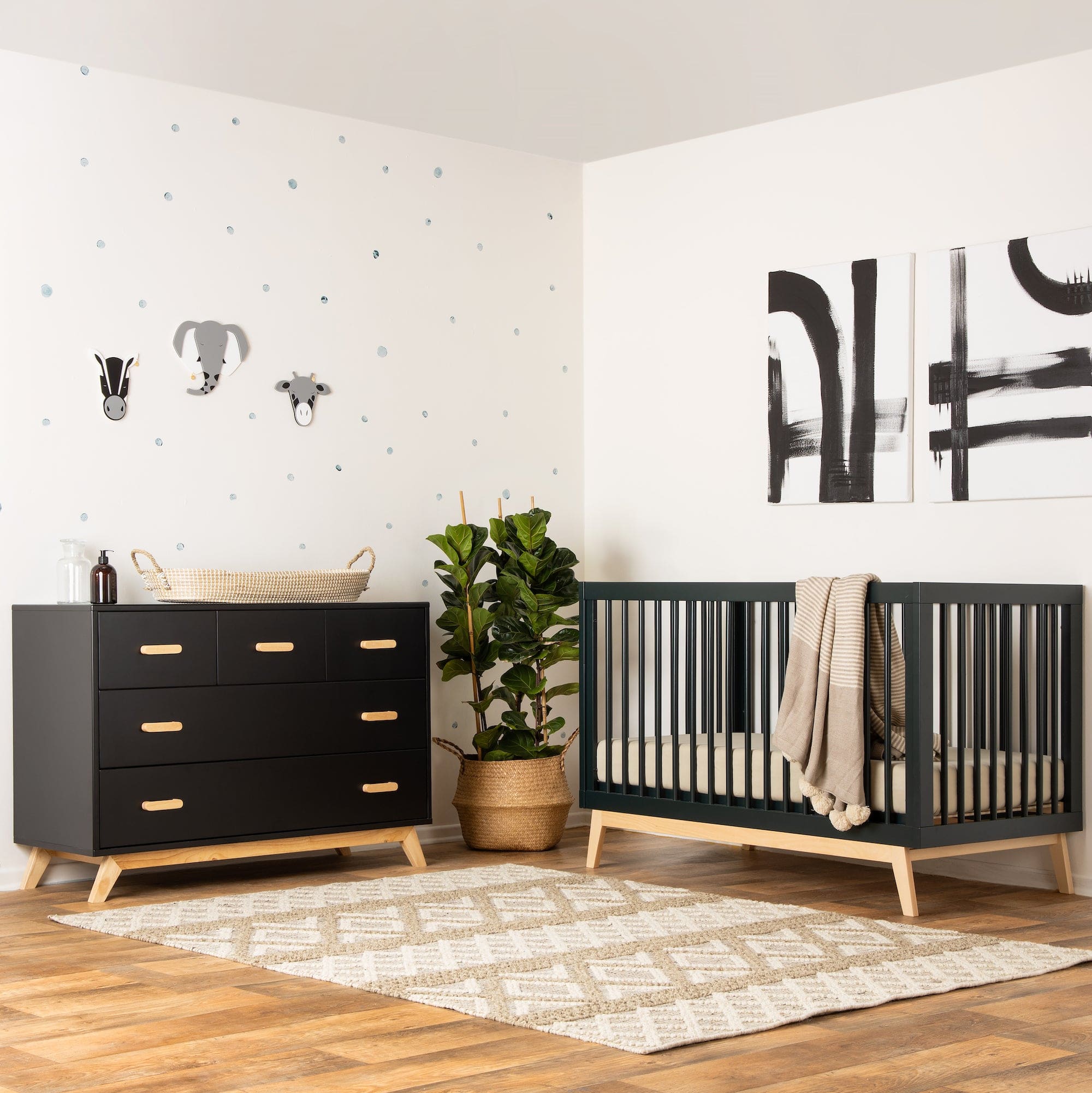 Dadada Soho 5-Drawer Dresser 2.0 - Modern Wooden Chest of Drawers for Bedroom, Nursery & Closet Organization | Space-Saving Storage Solution for Clothes, Toys & Accessories