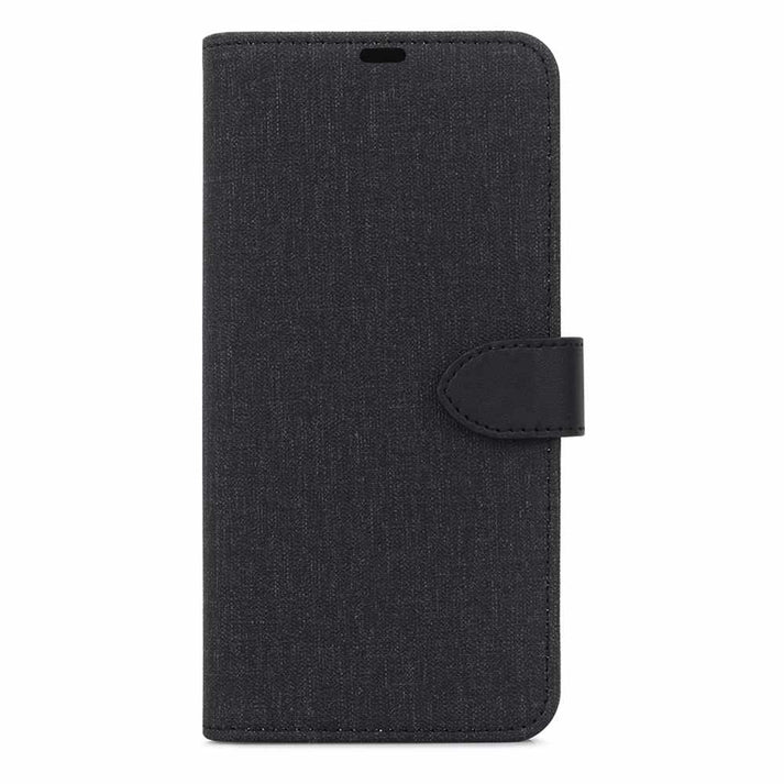 iPhone SE (2022) Protective Wallet Case with Card Slots - Slim Blue & Black Cover for Everyday Use and Travel