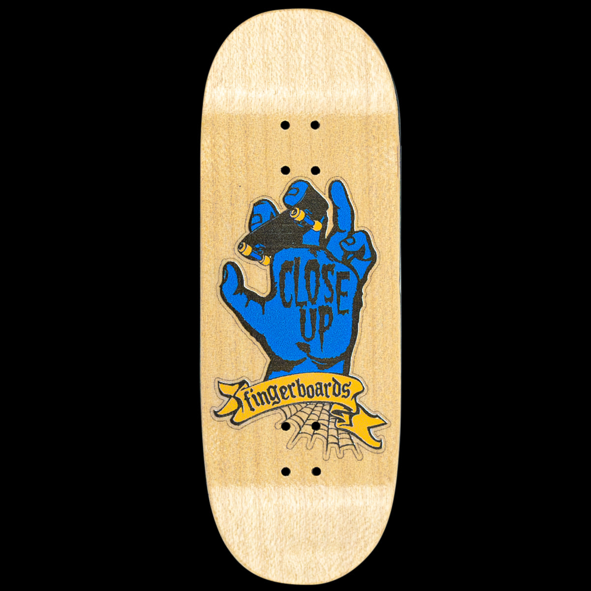 Premium Close Up Fingerboard Deck - Professional Mini Skateboard for Finger Tricks & Stunts - Perfect for Skateboarding Enthusiasts & Office Stress Relief