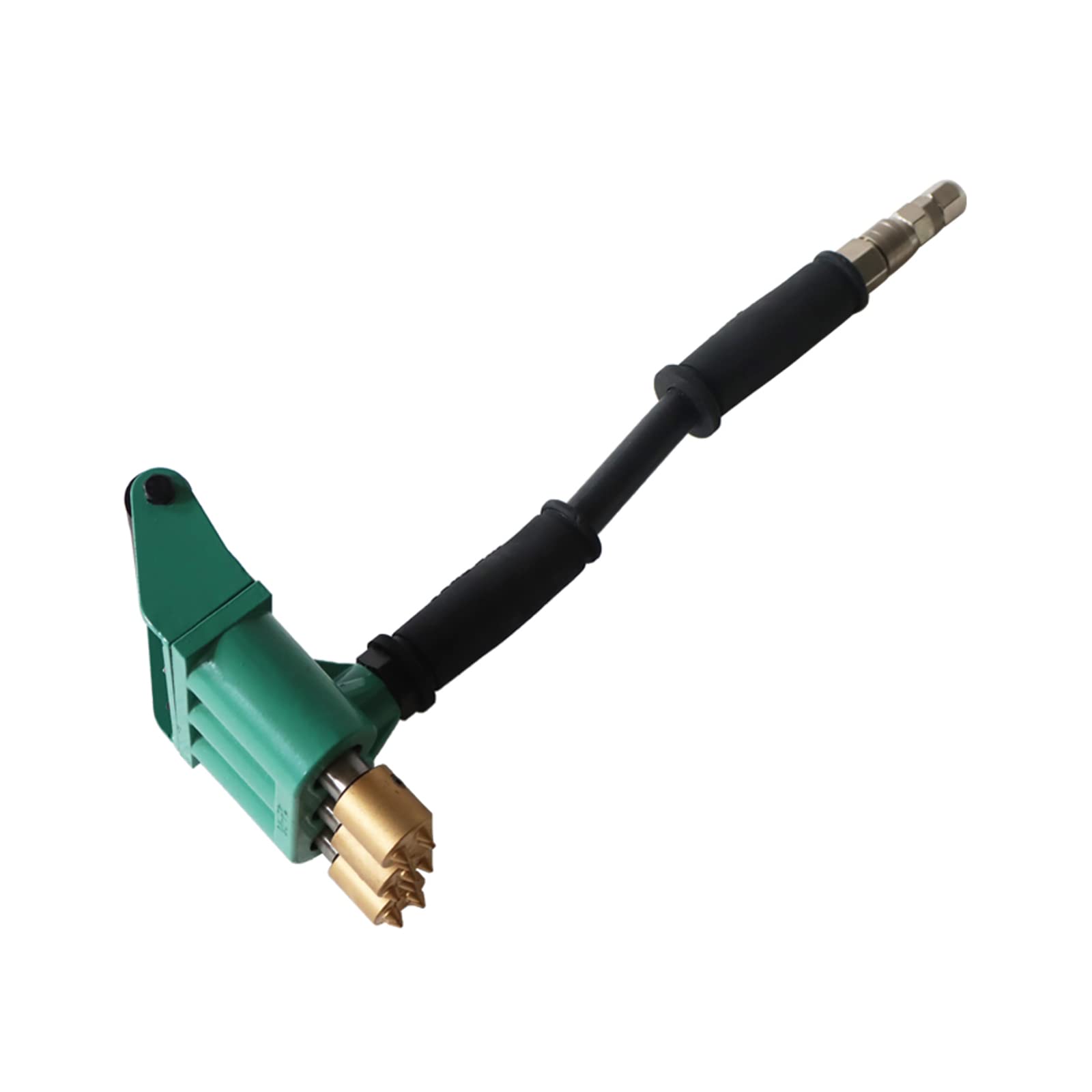 INTBUYING Hand-Held Triple Head Pneumatic Concrete Scabbler - 3 Head Air Scabbler for Concrete Surface Prep | Ideal for Construction, Renovation & Concrete Removal Projects