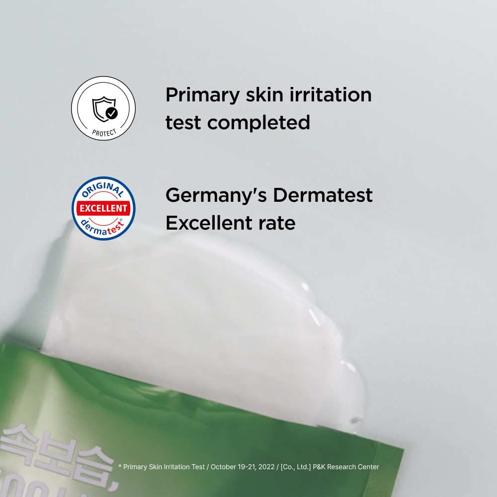 ISOI Hydrating Sheet Mask with Tea Tree & Hyaluronic Acid - Korean Skincare for Dry Skin (10 Pack)