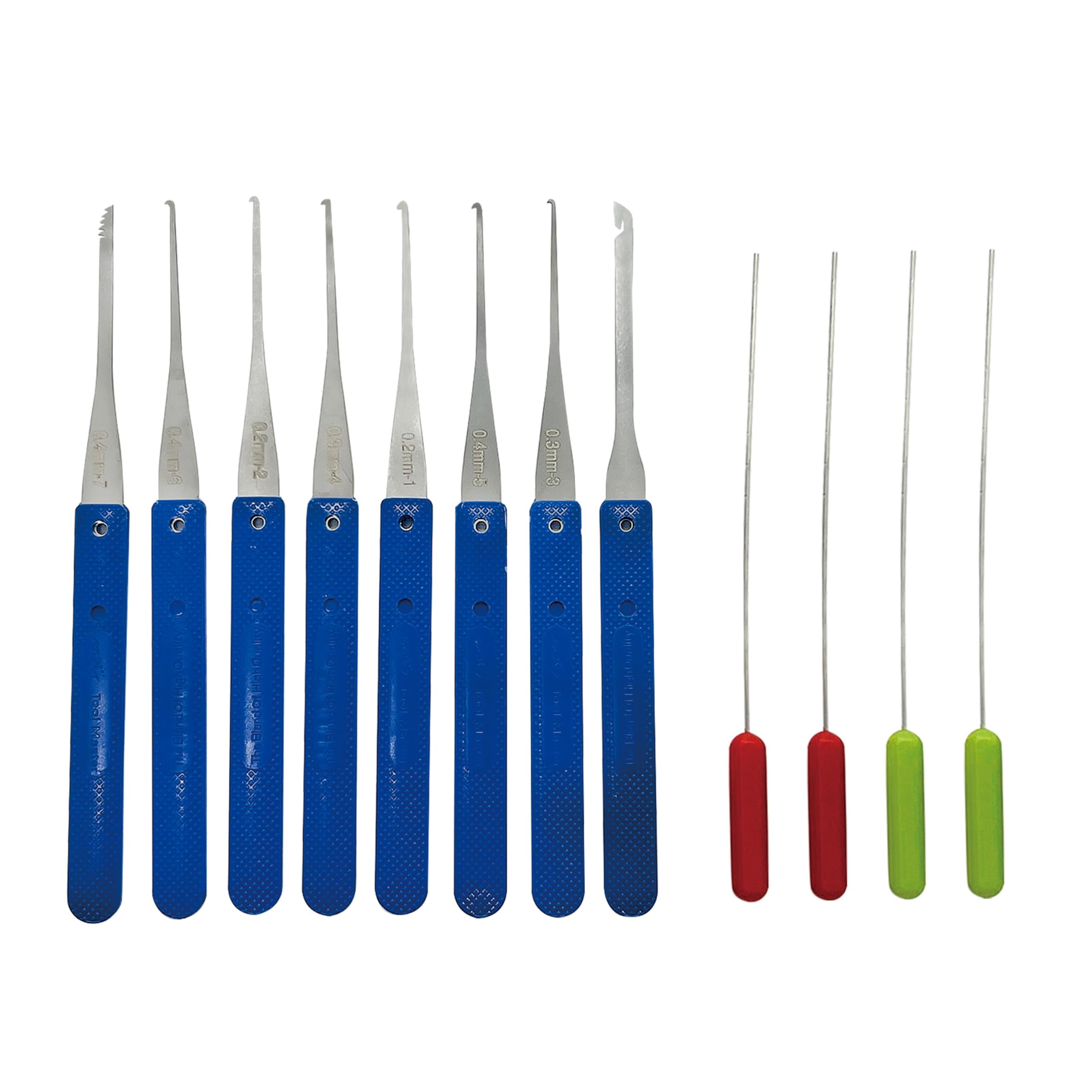 WONEHI 12-Piece Broken Key Extractor Tool Kit - Professional Tap Extractor Set for Locksmiths & Home Use | Emergency Lock Repair, Car & Door Key Removal