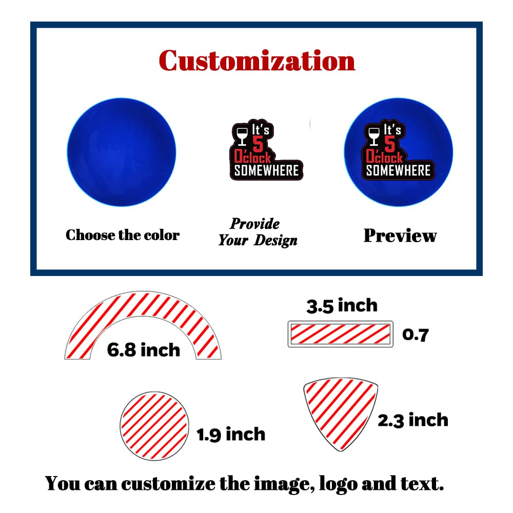 Custom Reflective Helmet Strips - High Visibility Safety Tape for Hard Hats - Waterproof Reflective Stickers (12 Pack) for Construction, Cycling & Night Work Safety