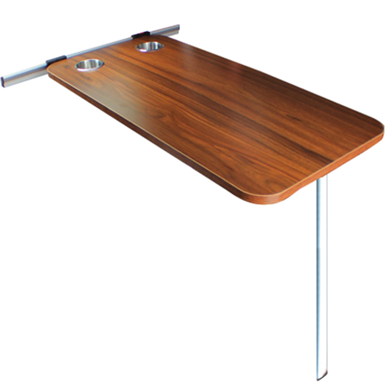 **RV Wall Mounted Folding Table - Space Saving Dining & Work Desk for Motorhome, Camper, Home Office & Outdoor Camping Picnic - Multi-Functional Brown Table**    *(Perfect for small spaces, road trips, remote work, and outdoor adventures!)*