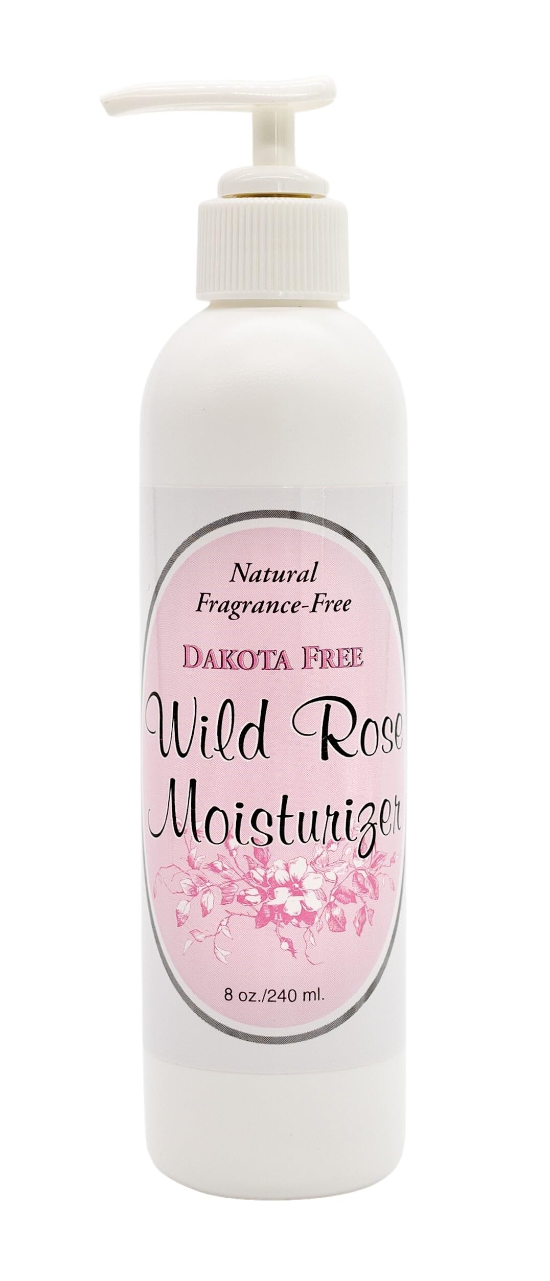 Wild Rose Label Hydrating Moisturizer - 8 fl oz for Dry & Sensitive Skin | Daily Face Cream for Women & Men | Perfect for Day & Night Skincare Routine