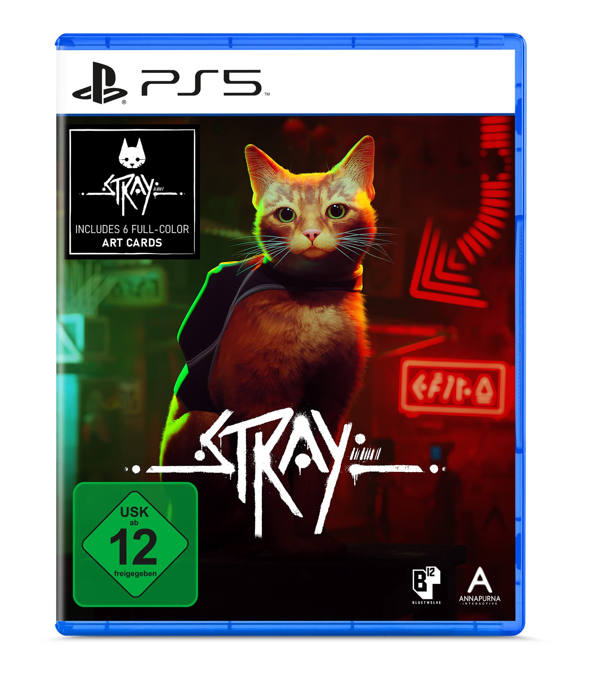 Stray - PlayStation 5 Game | Adventure Cat Simulator | Explore Cybercity & Solve Puzzles | Perfect for Cat Lovers & Sci-Fi Fans