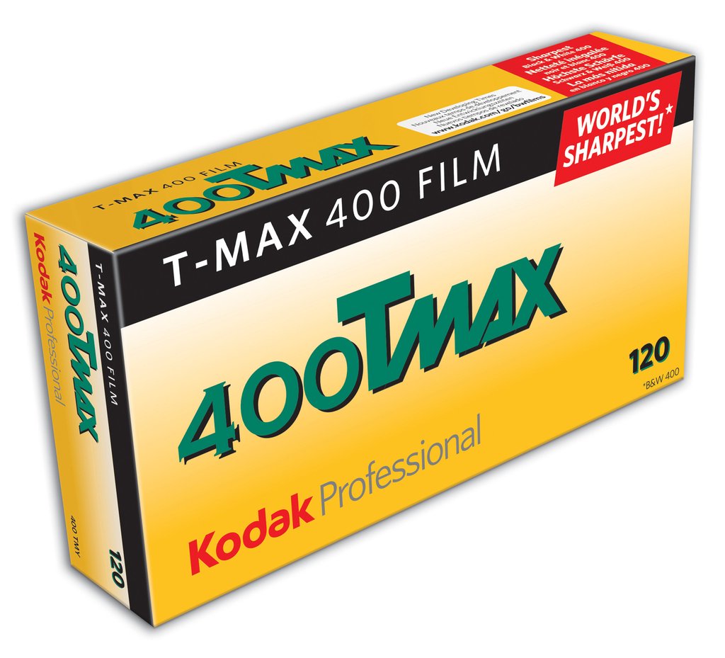 Kodak Professional T-Max 400 Black & White Negative Film - 120 Roll Film (5 Pack) | High-Speed ISO 400 for Landscape, Portrait & Street Photography