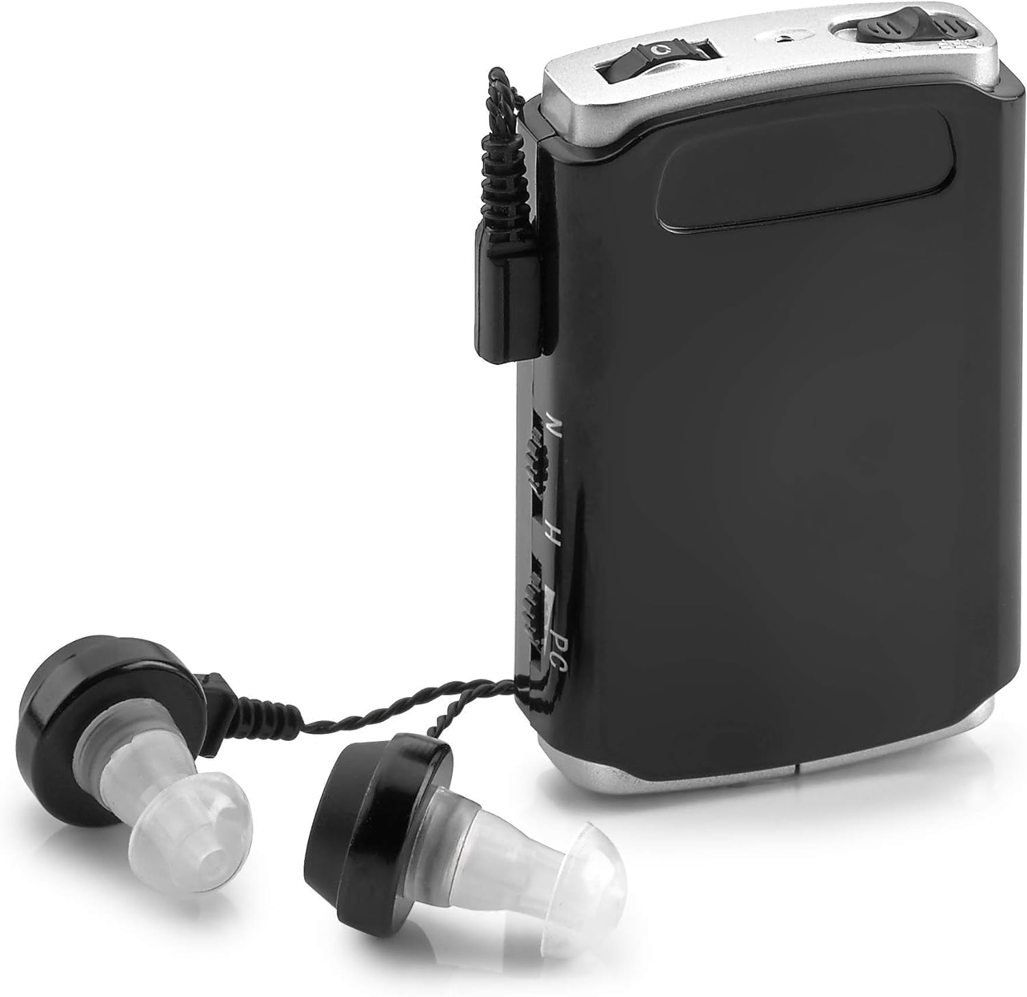 MEDca Pocket Sound Voice Enhancer with Duo Mic & Ear Plus - Personal Audio Amplifier with Extra Headset & Mic - Ideal for Teachers, Singers, and Public Speakers
