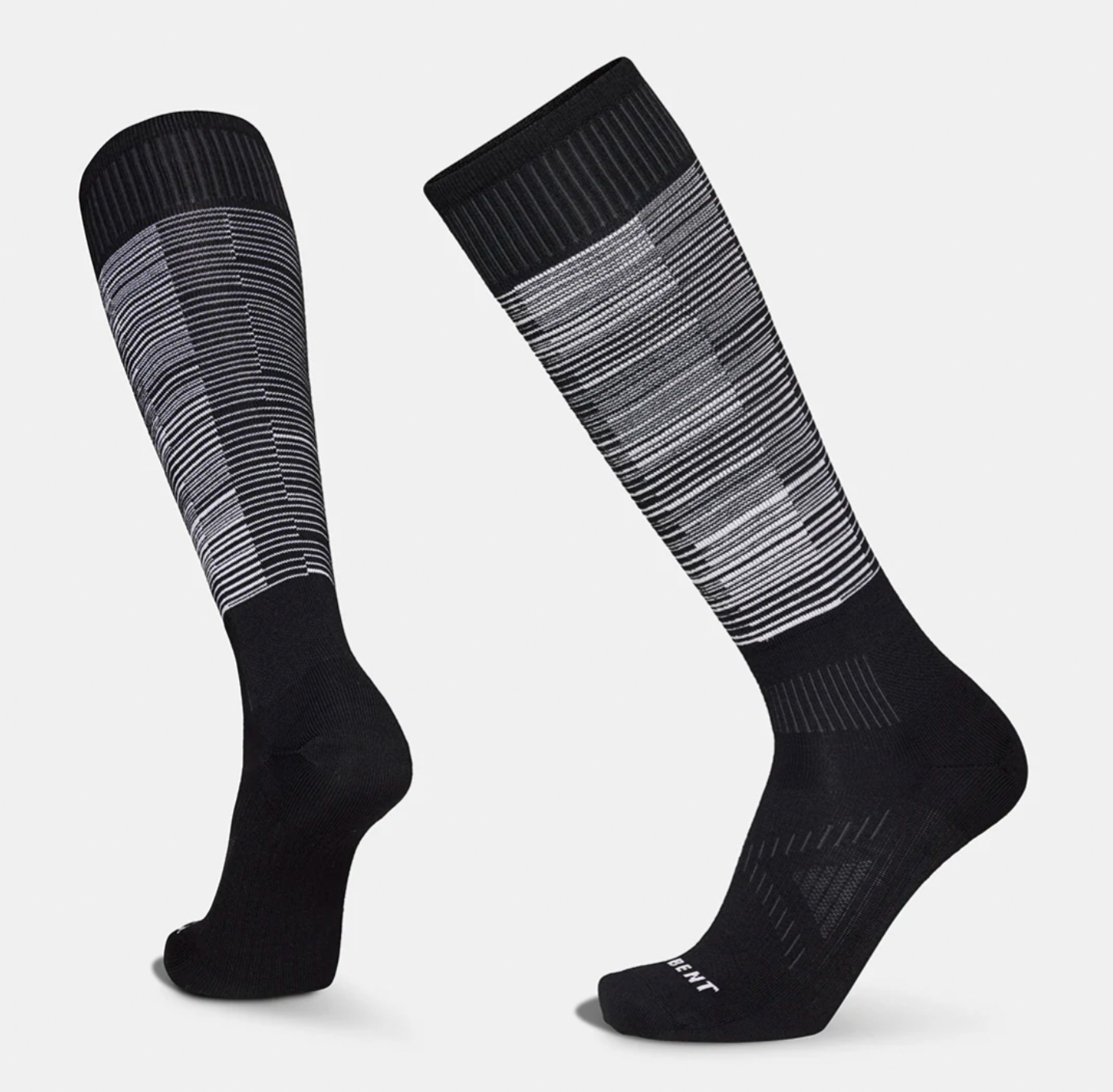 Le Bent Glacier Targeted Cushion Snow Socks - Thermal Ski Socks for Men & Women - Moisture Wicking Hiking Socks for Cold Weather - Perfect for Skiing, Snowboarding & Winter Sports