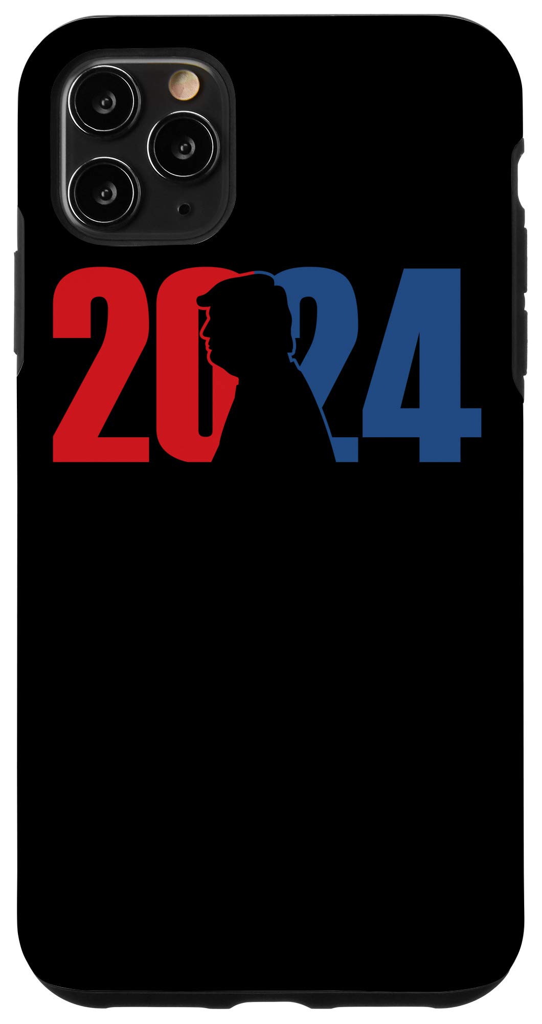 iPhone 11 Pro Max Case with Trump Silhouette Design - Premium Protective Cover for iPhone 11 Pro Max (2019-2024) | Perfect for Political Supporters, Campaign Events & Patriotic Gift Giving