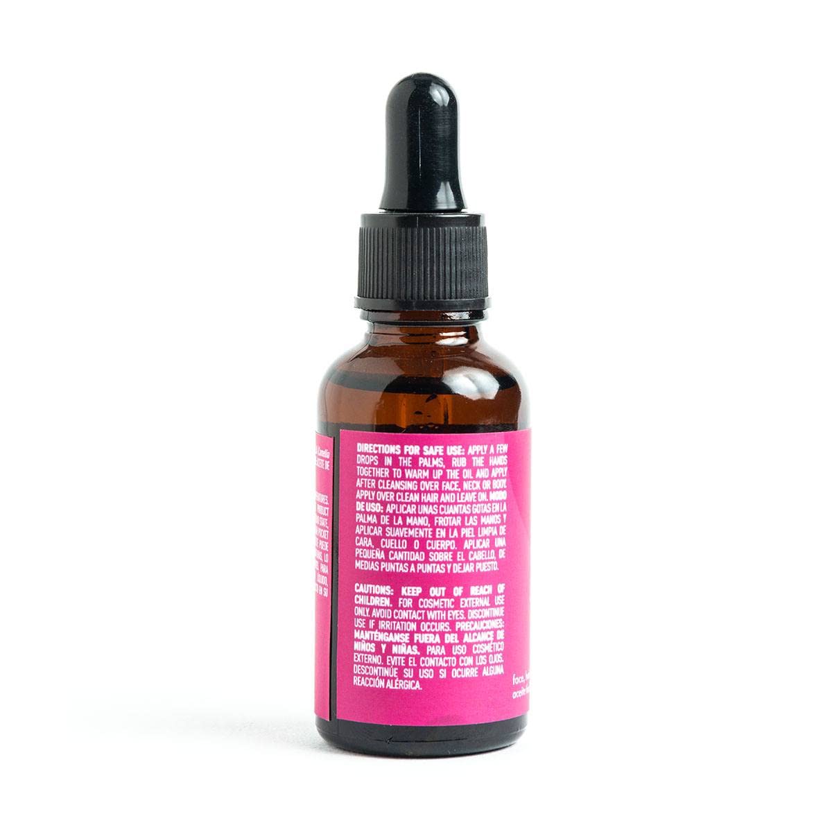 100% Pure Cold-Pressed Japanese Camellia Oil 30ml - Organic Anti-Wrinkle Face & Hair Moisturizer with Vitamin E & Antioxidants - Perfect for Dry Skin Care, Hair Treatment & Nighttime Beauty Routine