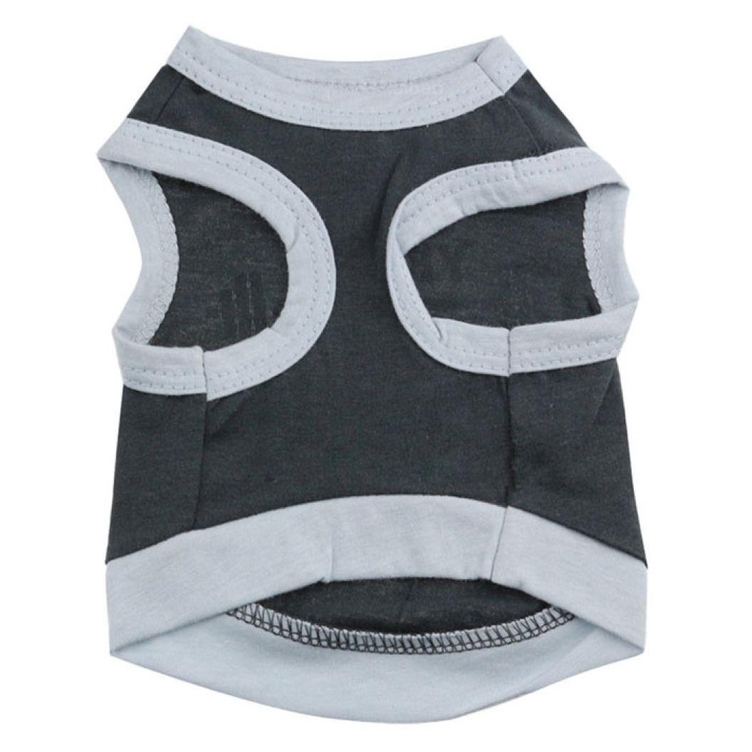 Summer Dog Tank Top - Breathable Pet Shirt for Puppies & Small Dogs (XS, A) - Perfect for Outdoor Walks & Beach Trips