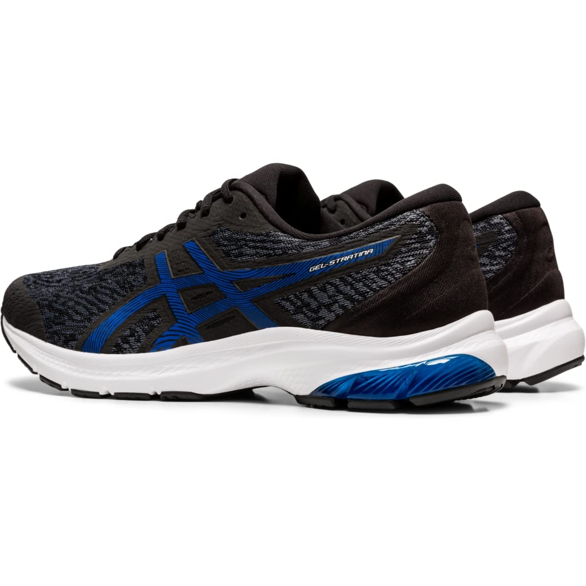ASICS Men's Gel-Kumo Lyte Running Shoes - Size 8 - Black/Tuna Blue - Lightweight & Breathable for Road Running, Gym Workouts & Daily Wear