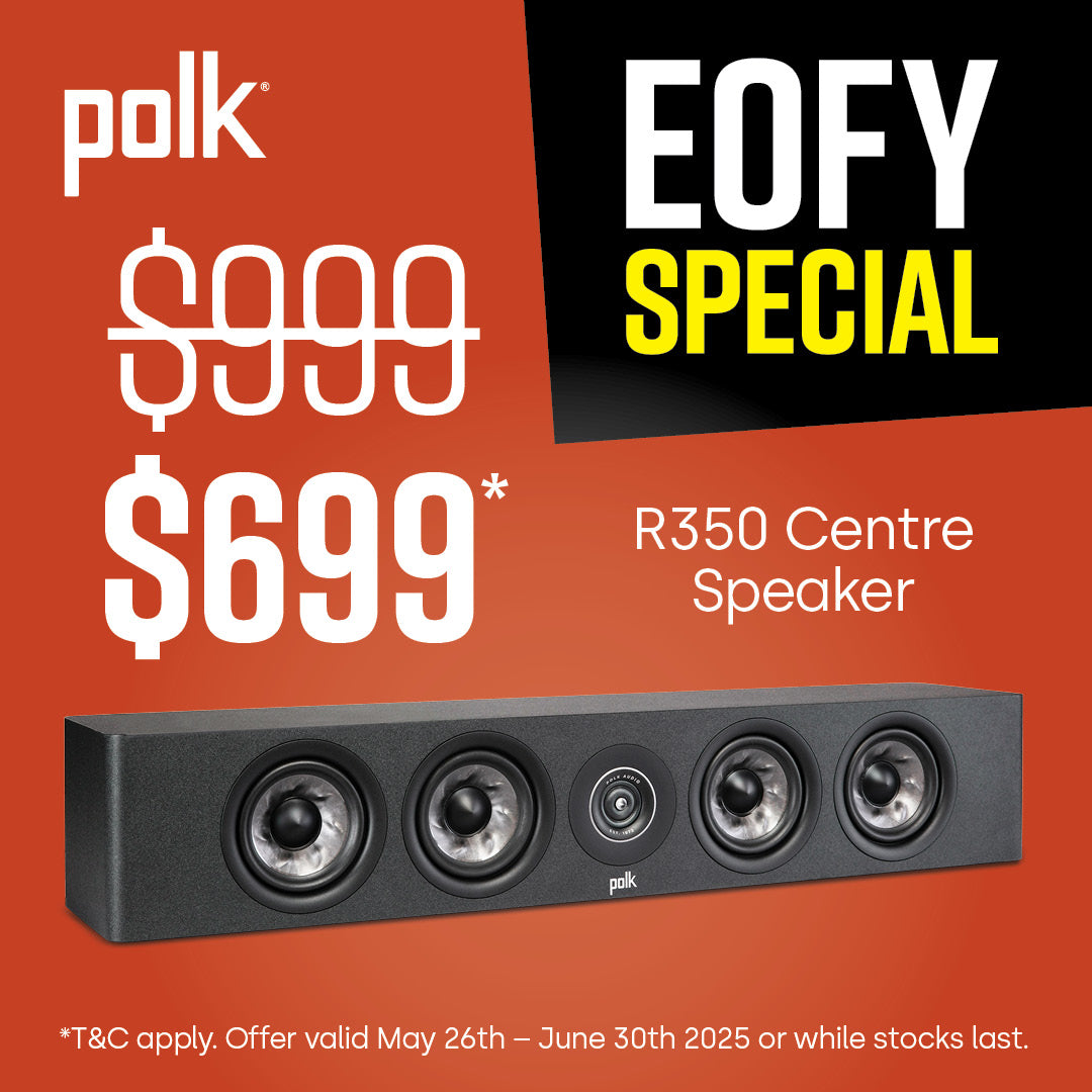 Polk Audio Reserve R350 Slim Center Channel Speaker - High-Quality Home Theater Sound for Movies, Music & Gaming