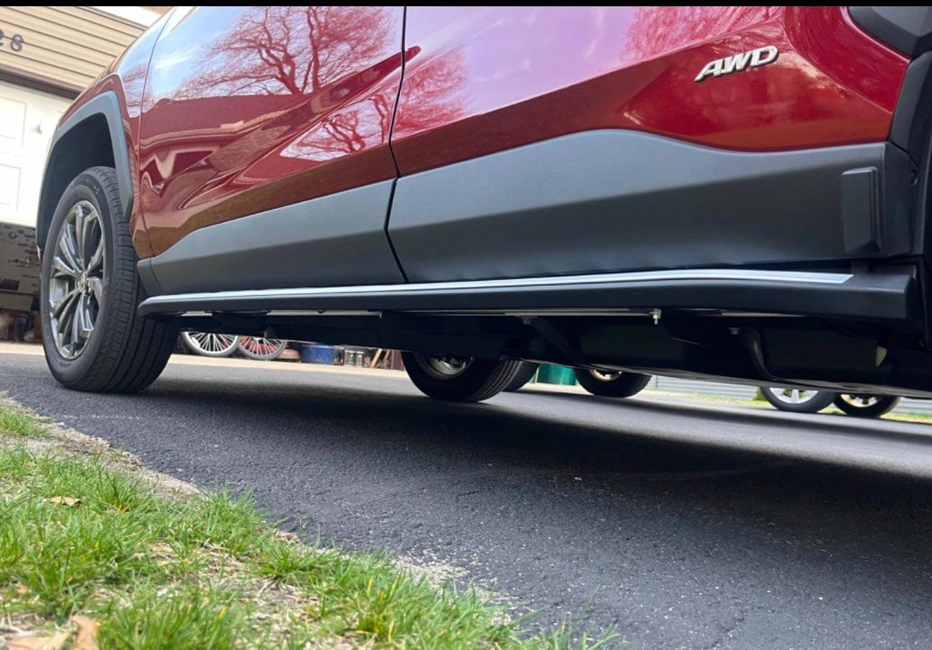 2019-2024 Toyota RAV4 Running Boards Nerf Bars - Side Step Rails for Easy Entry & Exit - Perfect for Off-Roading & Daily Commutes