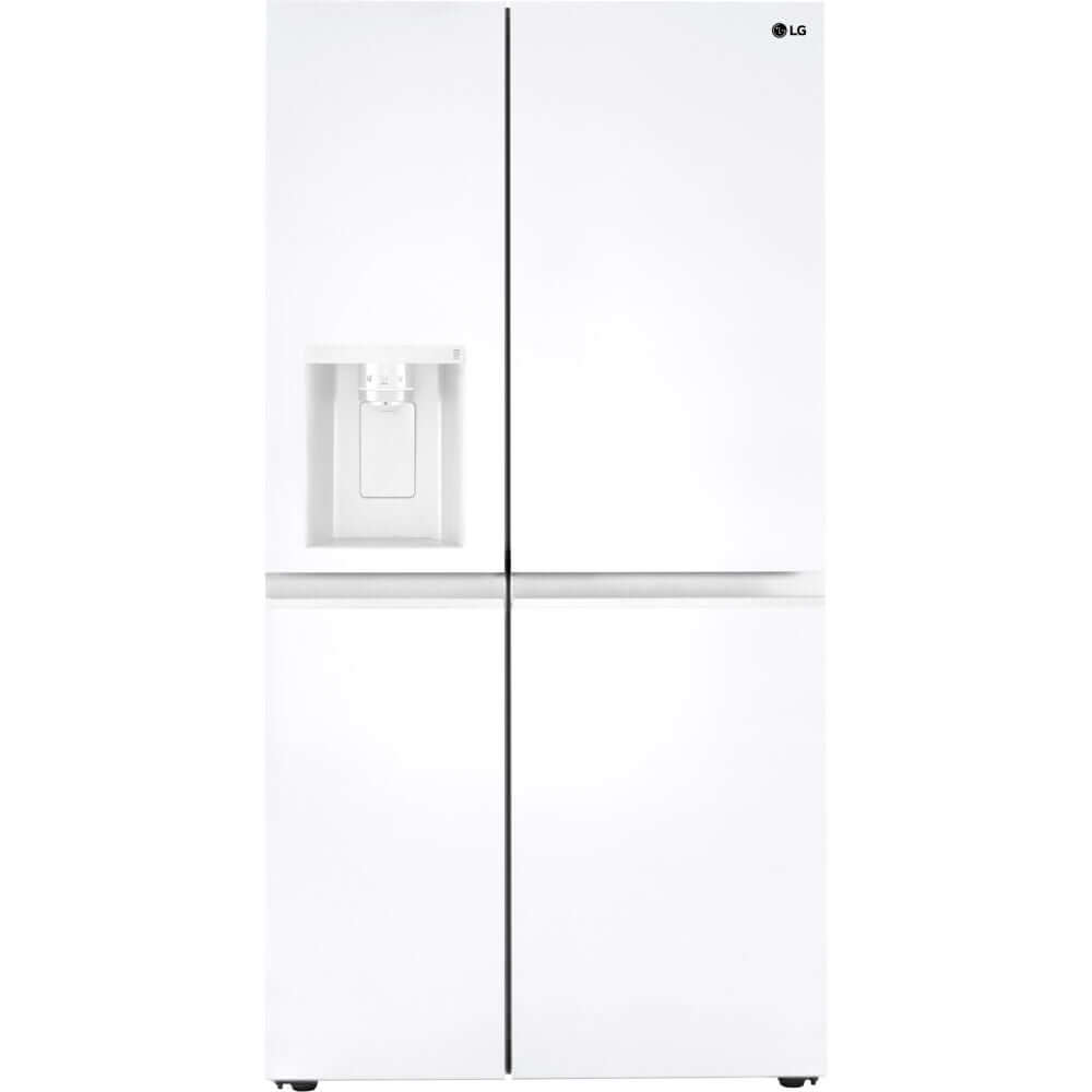 LG LRSXS2706W 27 Cu. Ft. 36-Inch Side by Side Refrigerator in Smooth White - Energy Efficient Stainless Steel Kitchen Appliance for Modern Homes & Restaurants