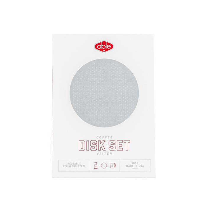 Aeropress Coffee Filter Disk Combo Set - Fine & Regular Metal Filters for Espresso & Drip Coffee | Perfect for Home, Office & Travel Brewing