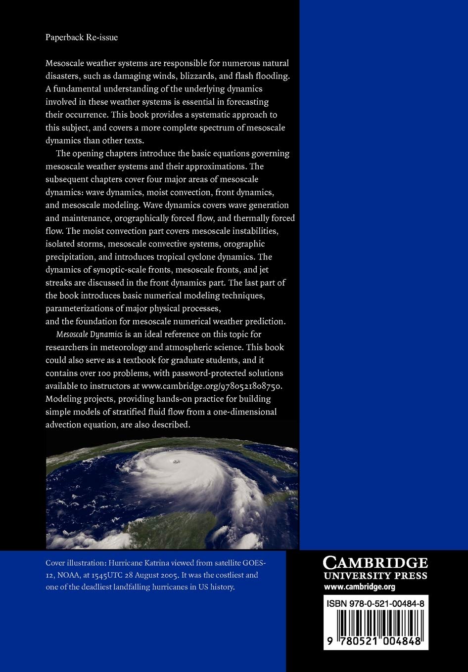 Mesoscale Dynamics - Cambridge Atmospheric & Space Science Book | Weather Forecasting & Climate Research Reference for Meteorologists & Scientists
