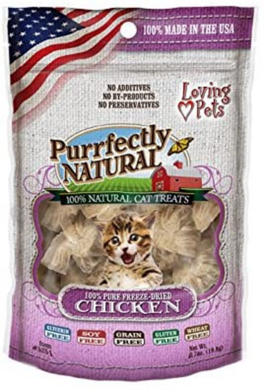 Premium Freeze-Dried Chicken Cat Treats - Grain-Free, Natural Protein Snacks for Healthy Cats | Perfect for Training, Rewards & Daily Nutrition
