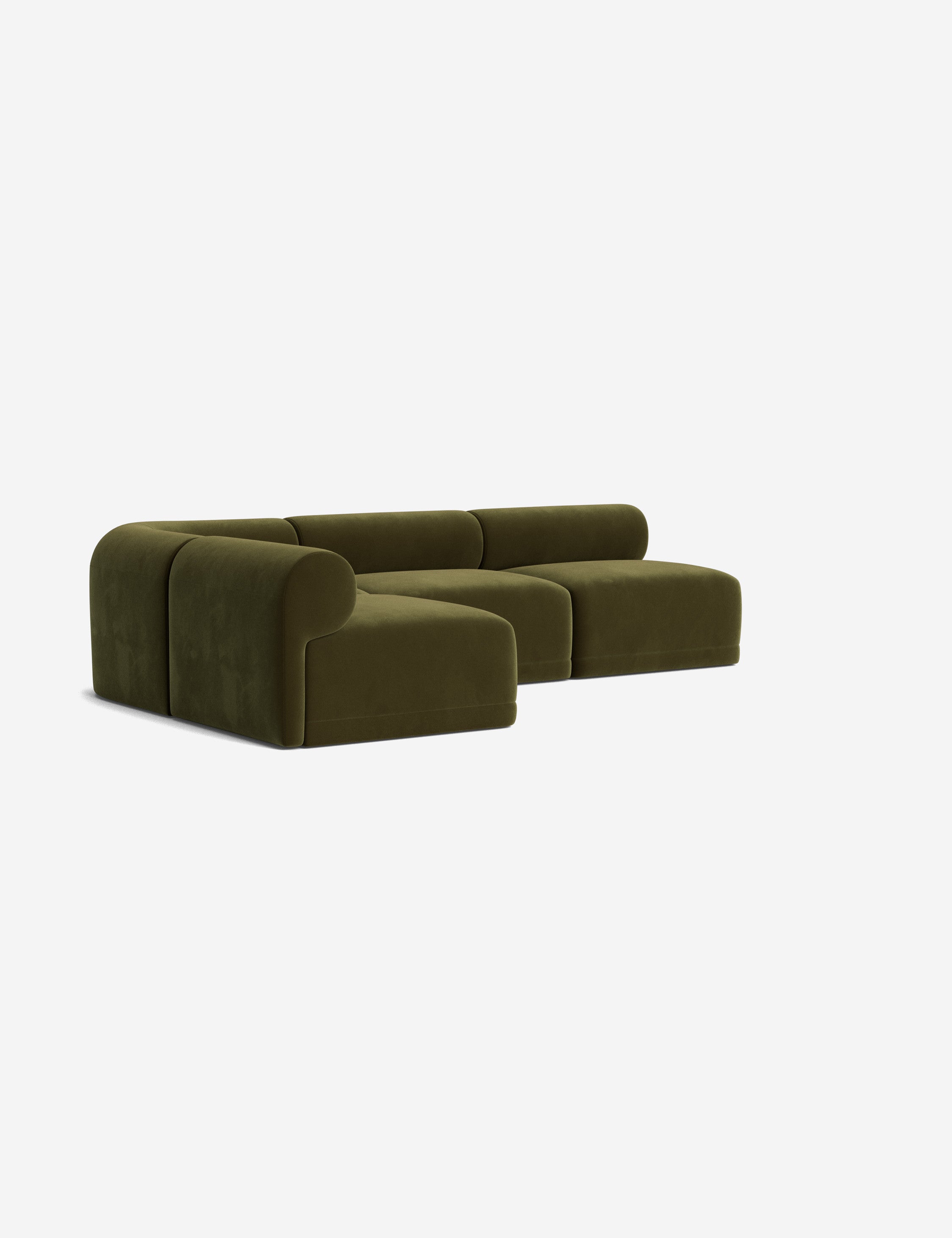 Stylish Carson Sectional Sofa - Modern L-Shaped Couch for Living Room, Lounge & Home Theater - Comfortable Fabric Upholstery with Reversible Chaise