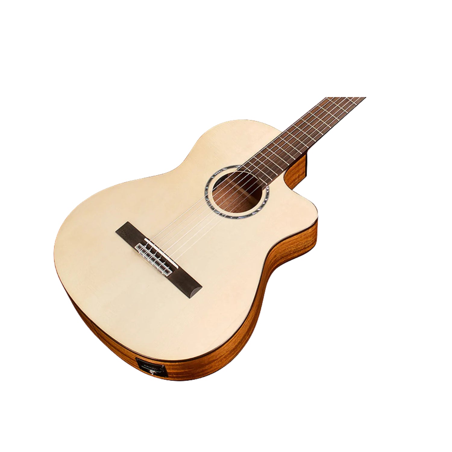 Córdoba Fusion 5 Nylon String Acoustic Electric Guitar - Natural Finish | Classical & Flamenco Guitar for Performances & Recording Studios