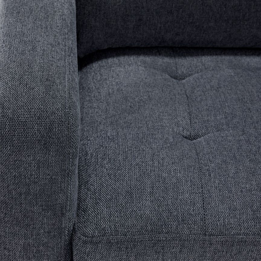 Alden Loveseat - Charcoal Gray Modern Sofa for Small Spaces | Perfect for Apartments, Living Rooms & Cozy Corners