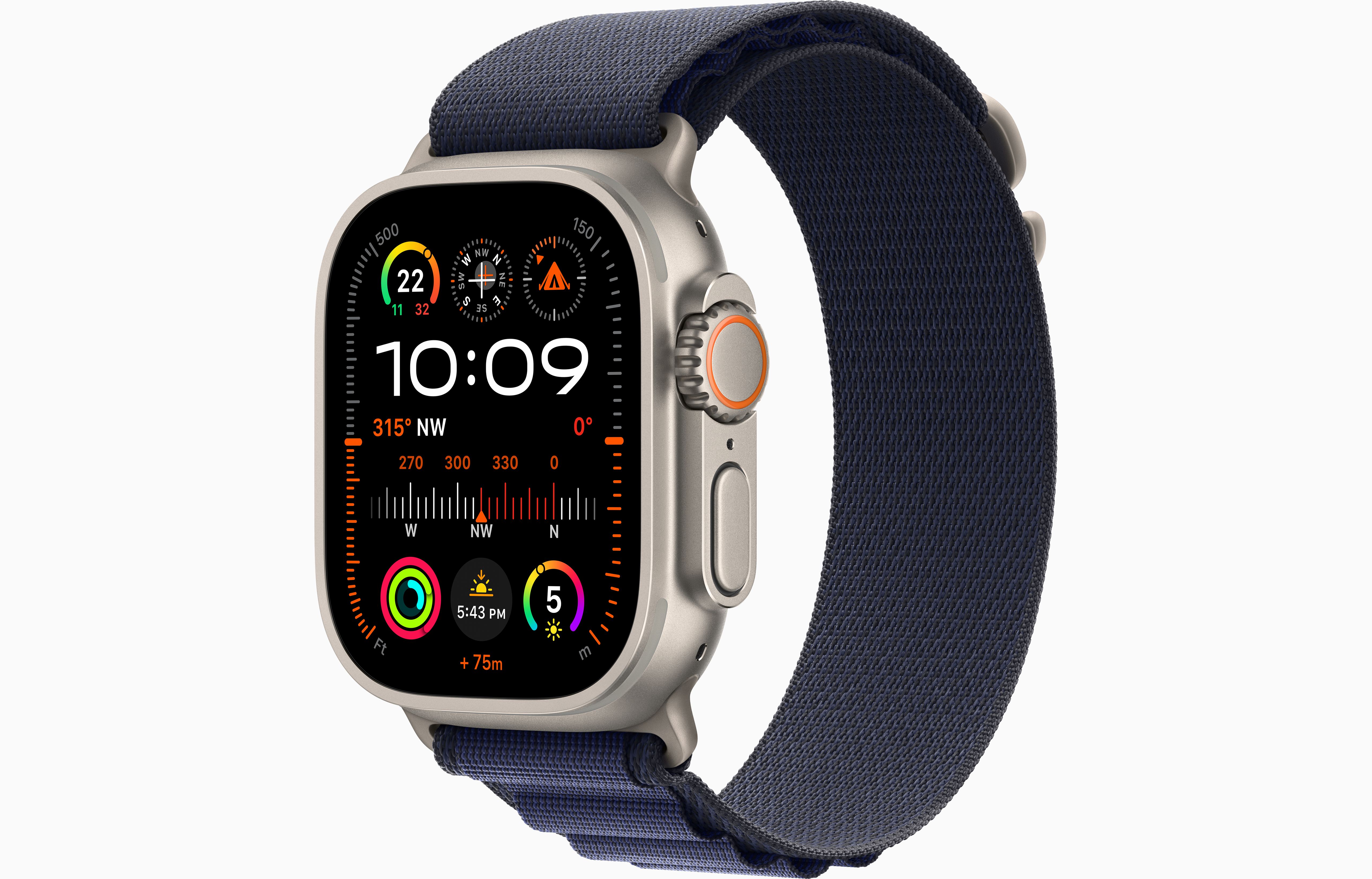Apple Watch Ultra 2 - GPS + Cellular Smartwatch with Advanced Fitness Tracking & Heart Rate Monitor - Perfect for Outdoor Adventures, Workouts & Daily Wear