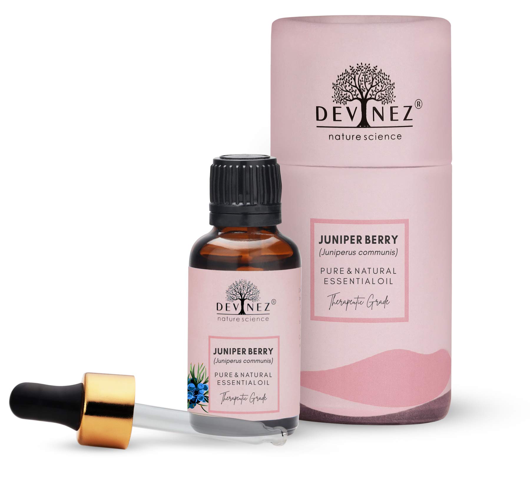 **Juniper Berry Essential Oil 10ml - 100% Pure, Natural, Undiluted & Therapeutic Grade - NABL & IFRA Certified - Glass Bottle - Skin Care, Acne, Anti-Aging, Hair & Scalp Health - Aromatherapy, Massage & DIY Beauty Recipes**