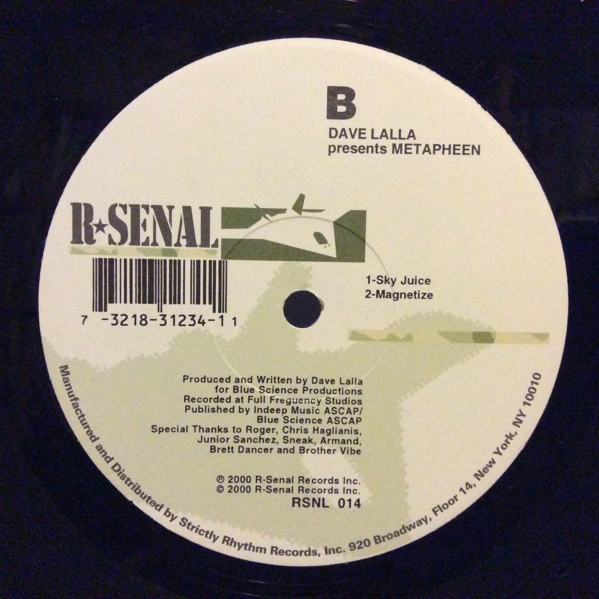 Dave Lalla Metapheen 12 R Senal RSNL 014 - Premium Quality for Professional Use in Music Production & Live Performances