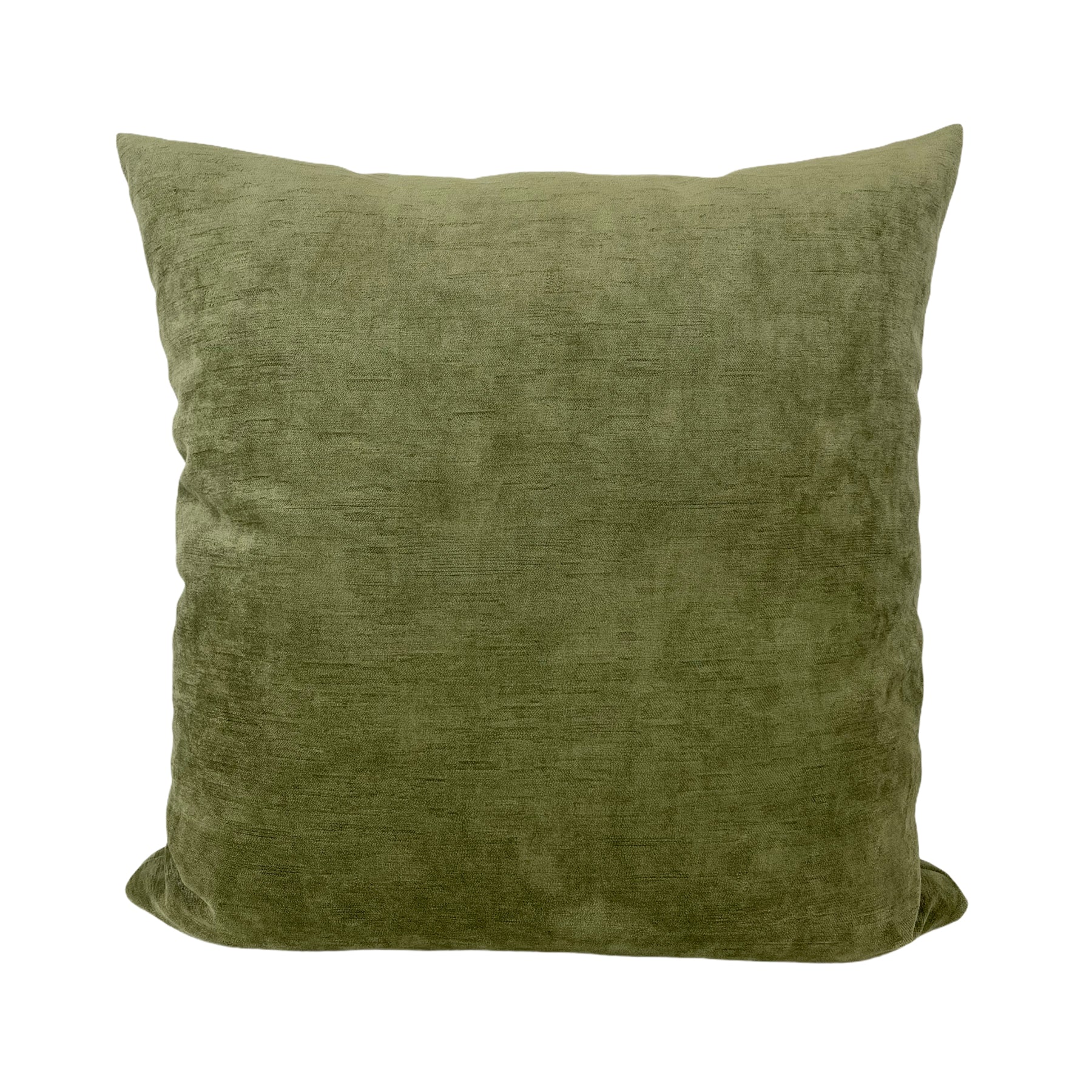 Intrigue Olive Green Decorative Throw Pillow 20x20 Inches - Perfect for Sofa, Bed & Home Decor