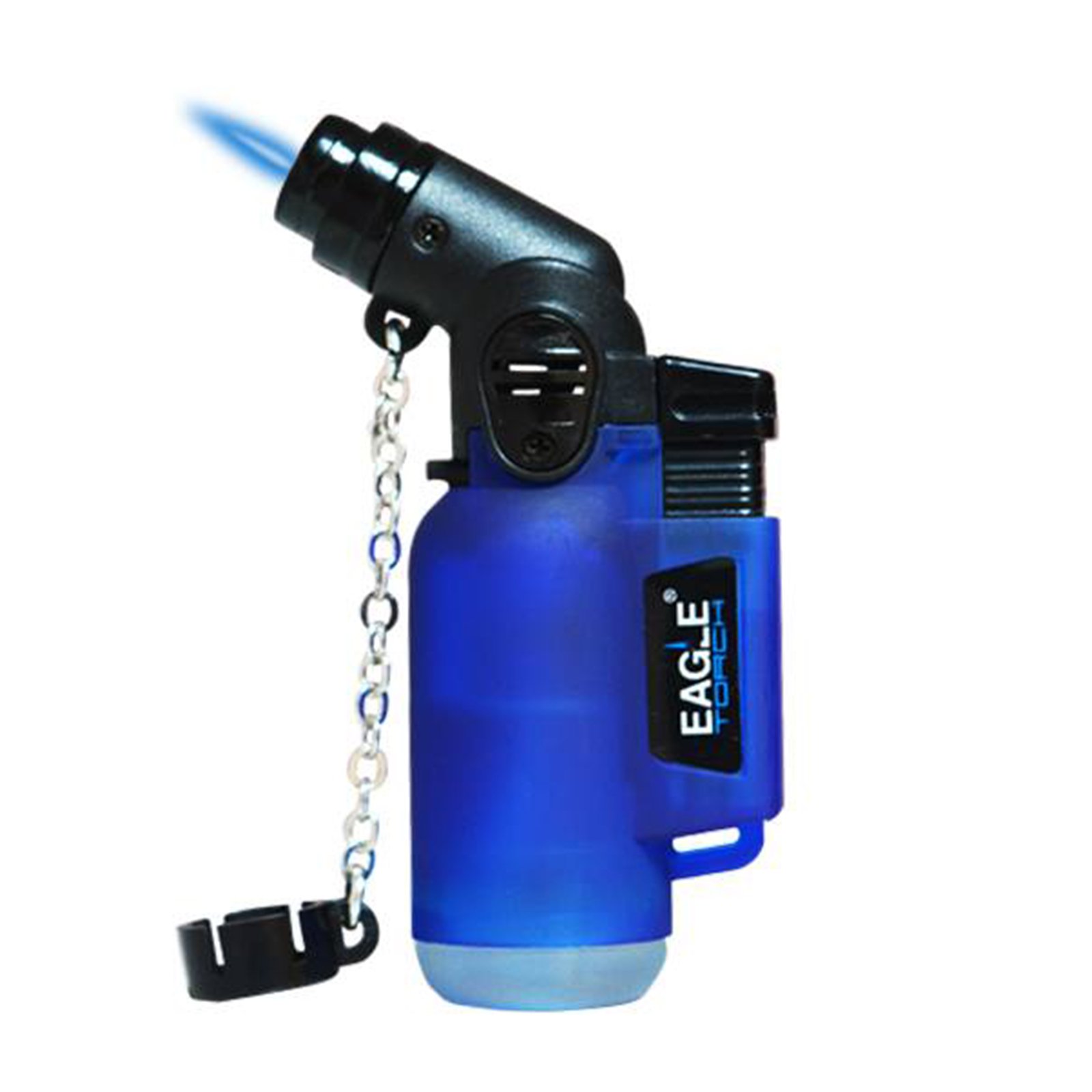 Windproof Refillable Eagle Jet Flame Lighter - Blue for Outdoor & Camping