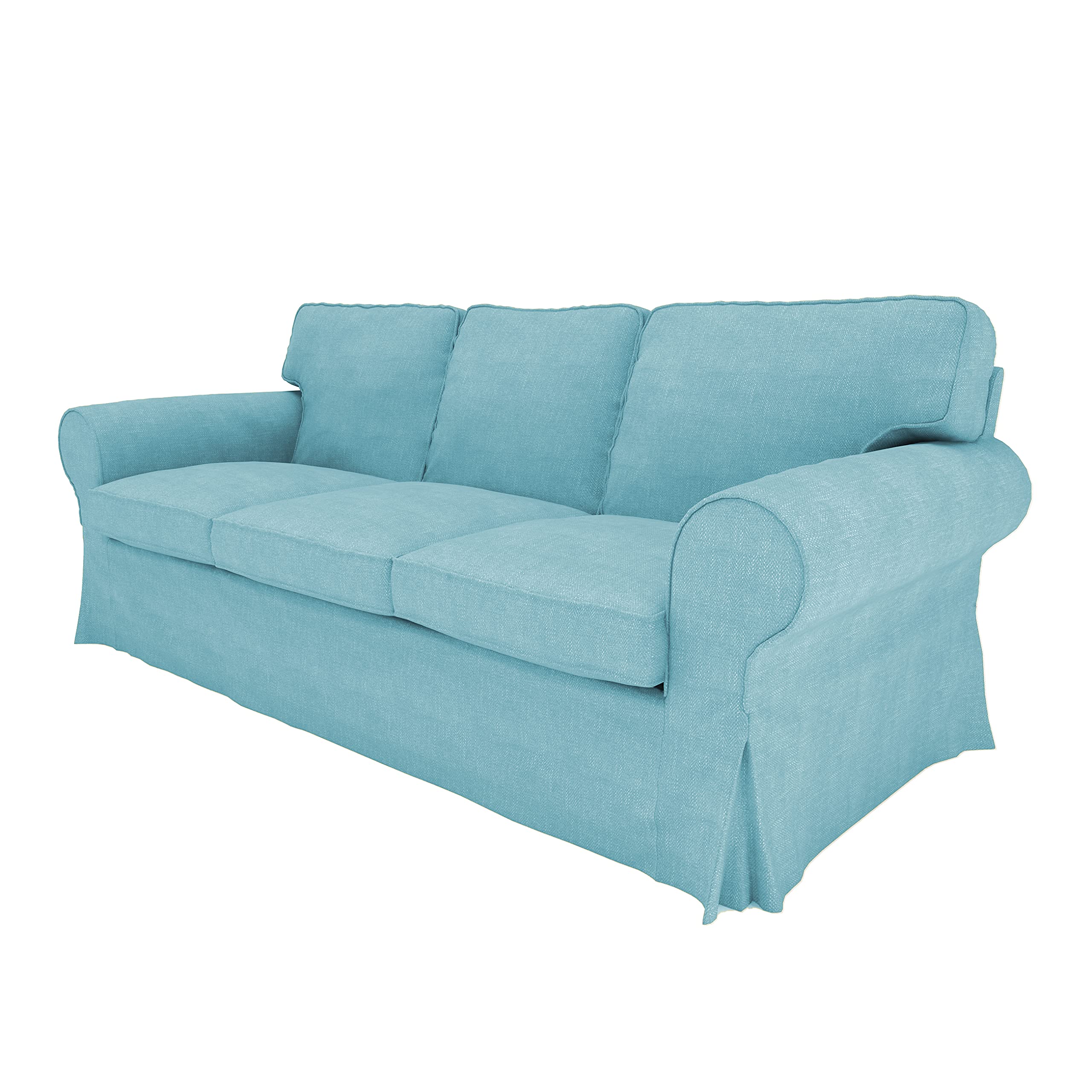 **BACoverZone EKTORP 3-Seat Sofa Cover – Compatible with IKEA Ektorp Couch, Pet & Kid-Friendly Slipcover, Durable & Washable Fabric (3-Seat, KT-12) – Perfect for Living Room, Family Room & Pet-Friendly Homes**