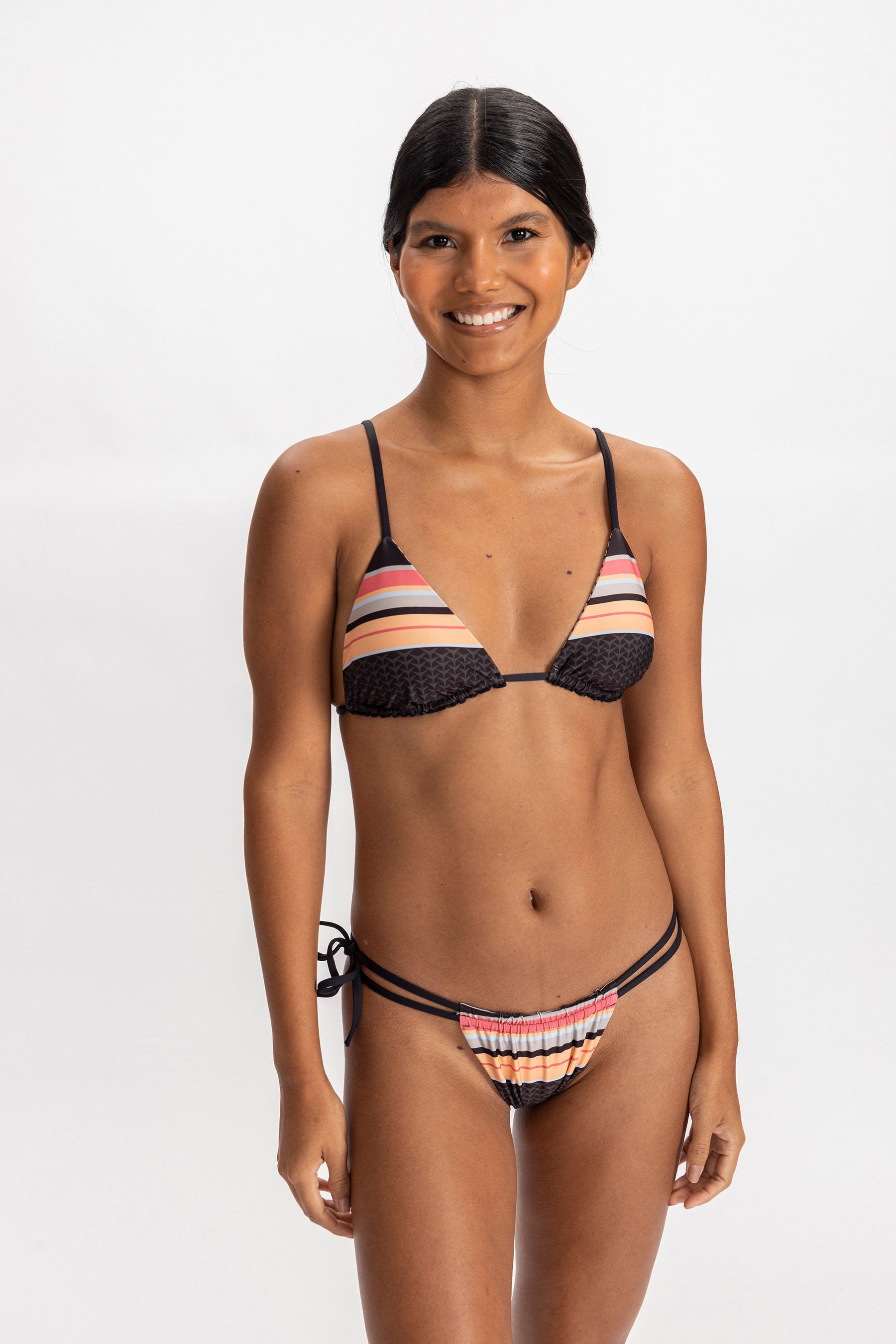 Strippy Reversible Neo Lace Bottom Bikini - Sexy High Waisted Swimwear for Women - Perfect for Beach, Pool Party & Summer Vacation