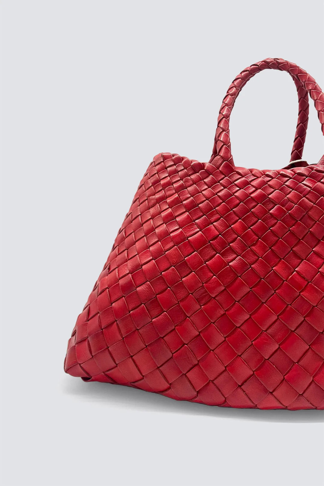 Dragon Diffusion Santa Croce Small Red Leather Crossbody Bag - Stylish & Durable Women's Handbag for Everyday Use, Work & Travel