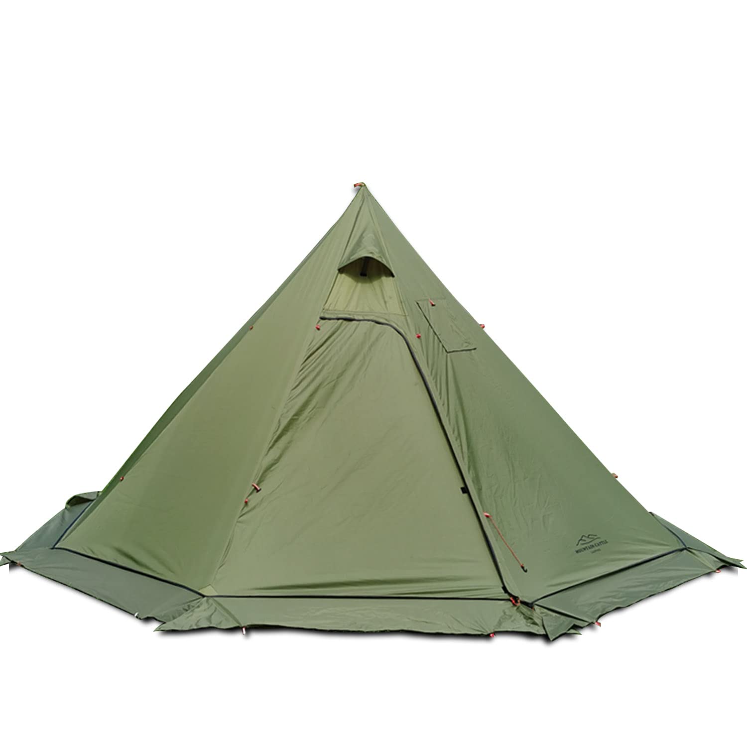 4 Person 5lb Lightweight Tipi Hot Tent with Stove Jack - 7'3