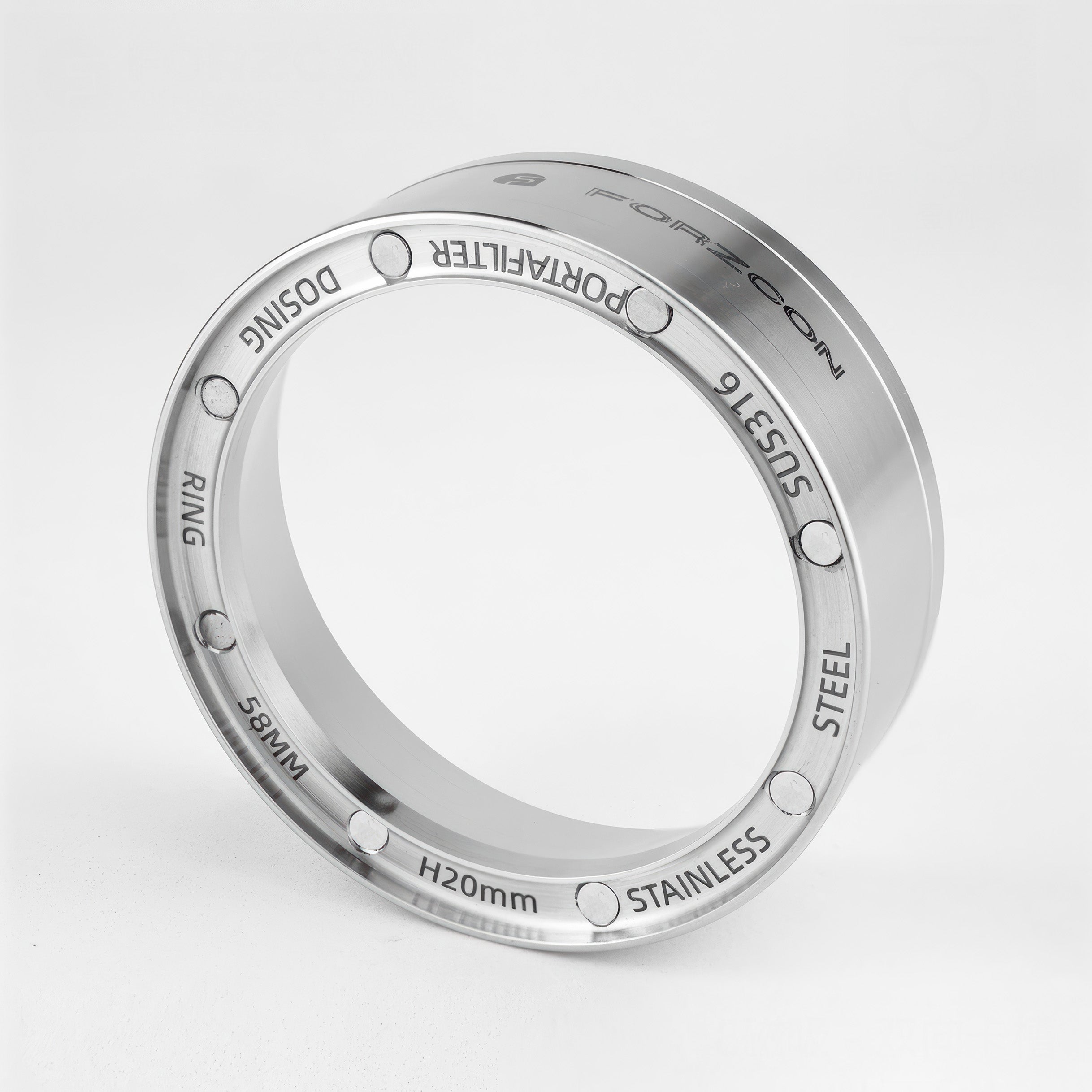 Premium Stainless Steel Magnetic Dosing Ring for Espresso Machines - Barista Accessory for Precise Coffee Grounds Measurement | Perfect for Home & Commercial Coffee Shops