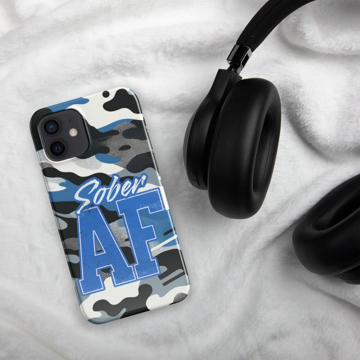 Camo Print Clear iPhone Snap Case - Slim Protective Cover for iPhone [Model] - Perfect for Outdoor, Travel & Everyday Use