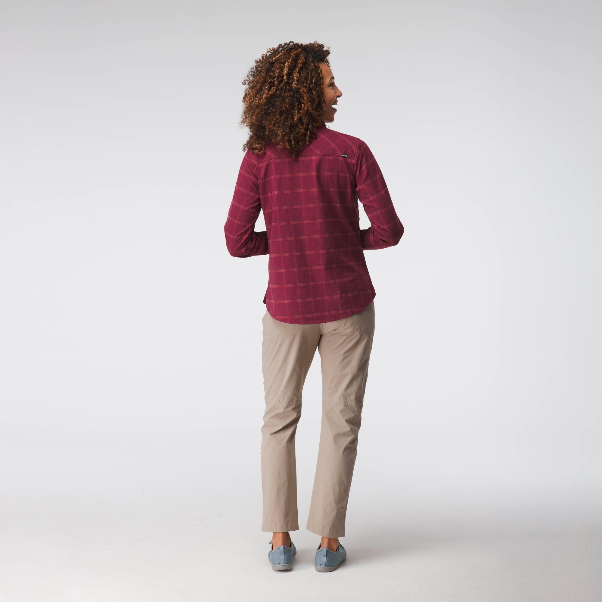 Women's Campfire Flannel Shirt - Soft & Cozy Plaid Button-Up for Outdoor Adventures, Camping & Fall Fashion