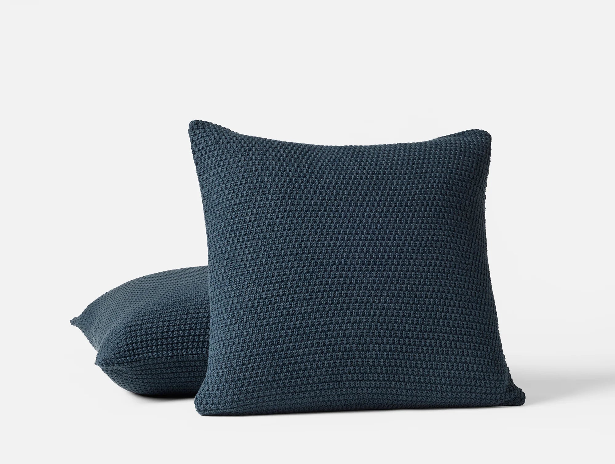 Avalon Organic Knit Decorative Pillow Cover - Soft Bohemian Style Cushion Case for Sofa, Bed, Chair - Home Decor & Living Room Accessories