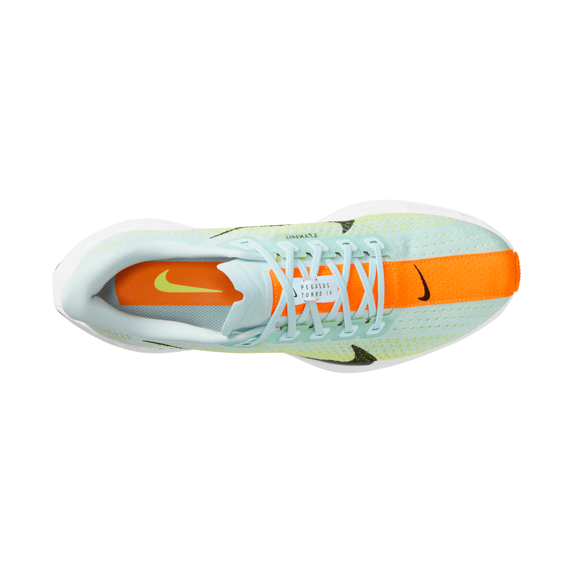 Nike Men's Pegasus Plus Running Shoes 400 - Glacier Blue/Black/Light Lemon Twist - Lightweight Cushioned for Jogging & Gym Workouts