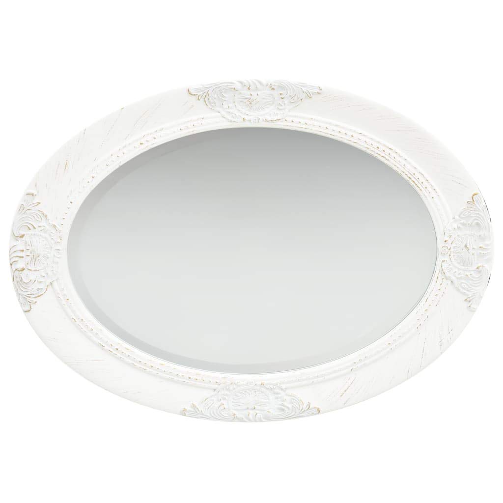 HURRISE Compact Wall Mirror for Bathroom, Dressing & Home Decor - Lightweight Glass Mirror Perfect for Makeup, Shaving & Outfit Checks