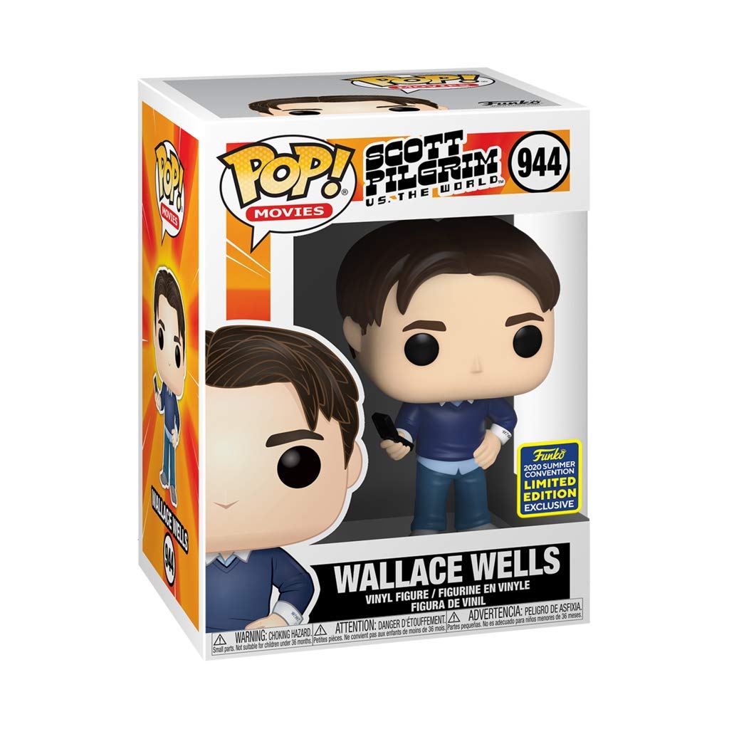 Funko Pop! Movies: Scott Pilgrim vs The World - Wallace Wells Collectible Figure (2020 Summer Convention Exclusive) | Perfect for Anime Fans, Movie Collectors & Pop Culture Enthusiasts