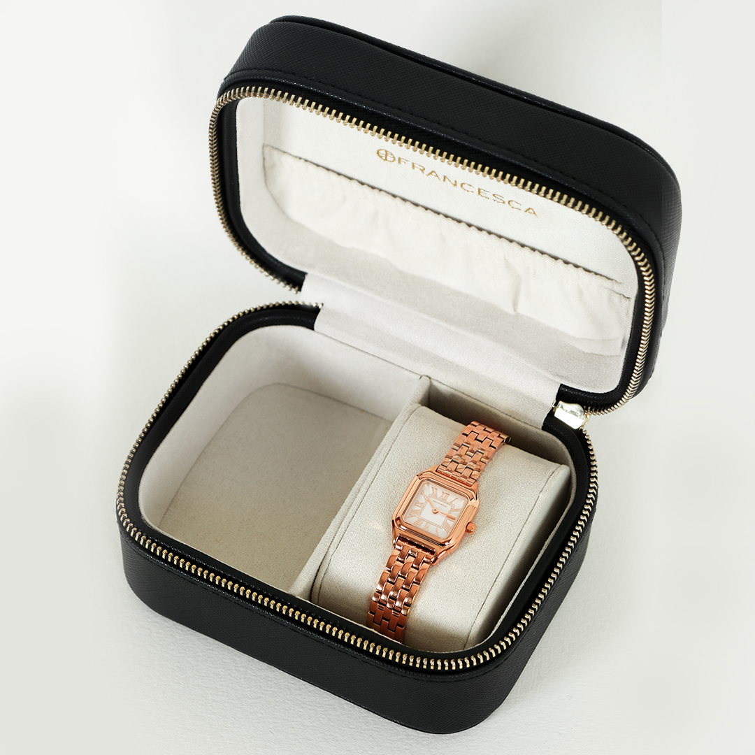 Louis Luxury Watch for Men - Premium Stainless Steel Chronograph with Leather Strap - Perfect for Business, Formal Events & Gifts